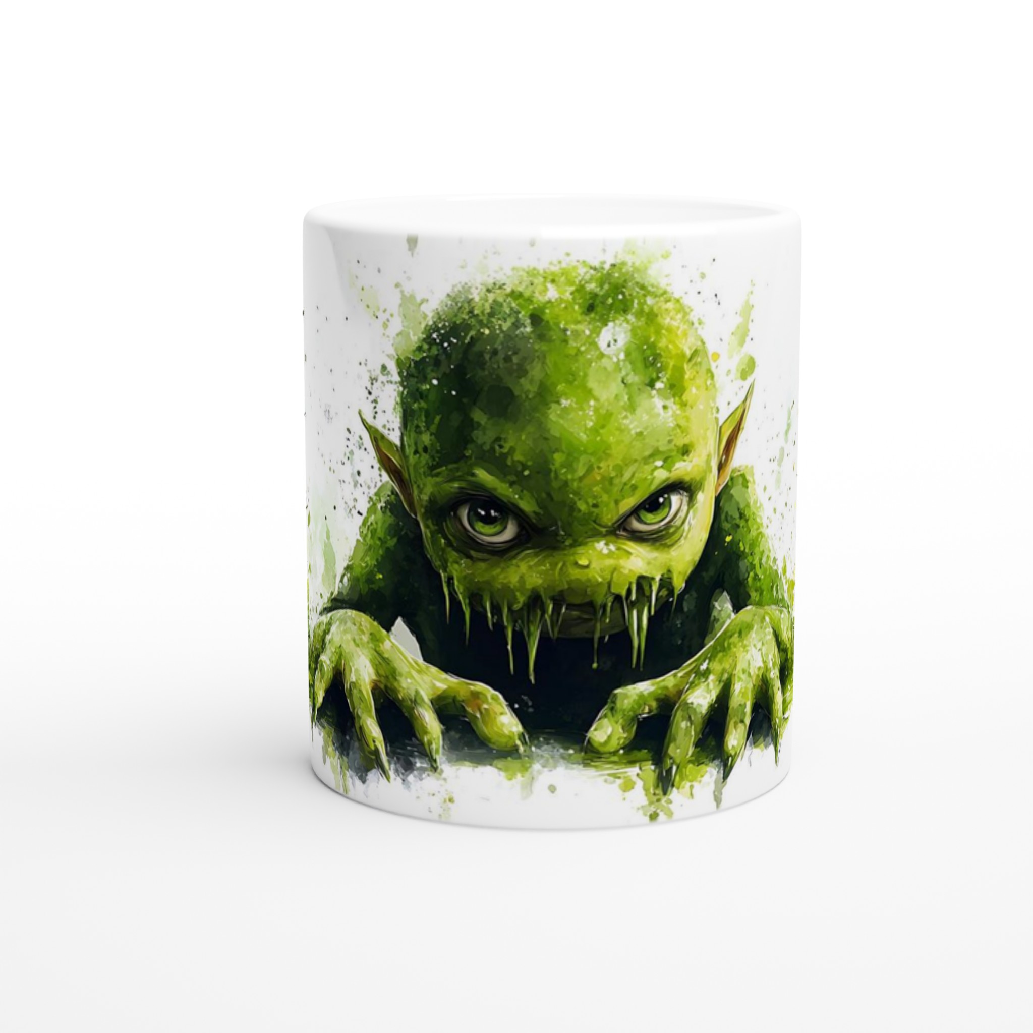 Sleazy Zombie Watercolor Mugg – 11oz Keramisk Mugg för Skräckfantaster – Välj Din Färg! 8 e3aab317-de1d-45b2-b711-023aa973ac89