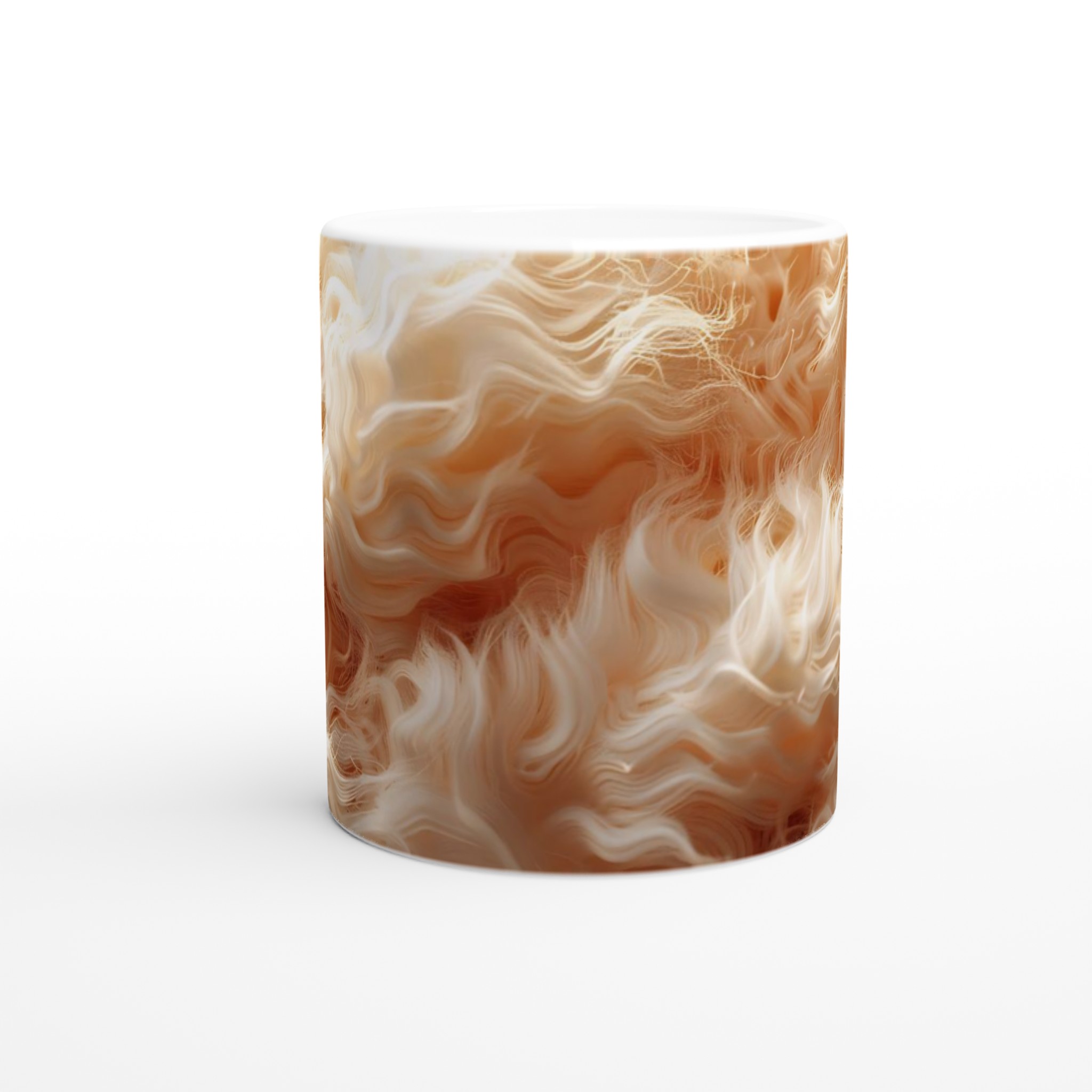 Abstrakt Krämvit Keramikmugg - 11oz, Välj din Favoritfärg 8 e3b501de-c0cf-48e9-bf86-b5d1a03147e5