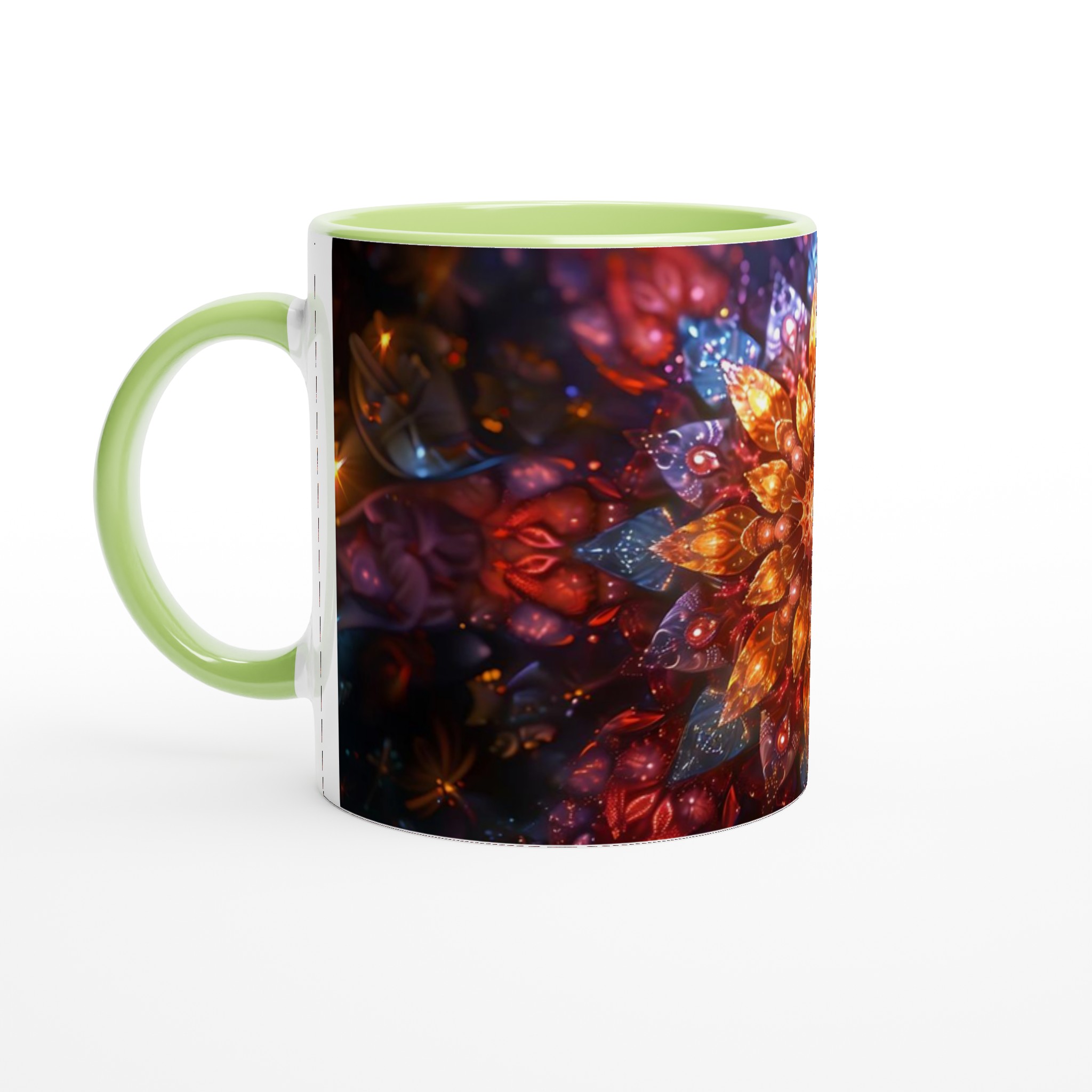 Kosmisk Mandalablomma Keramikmugg - 11oz Magisk Mugg i Valfri Färg 7 e3ed411e-d28b-47a5-9fac-852d9ec84fc5