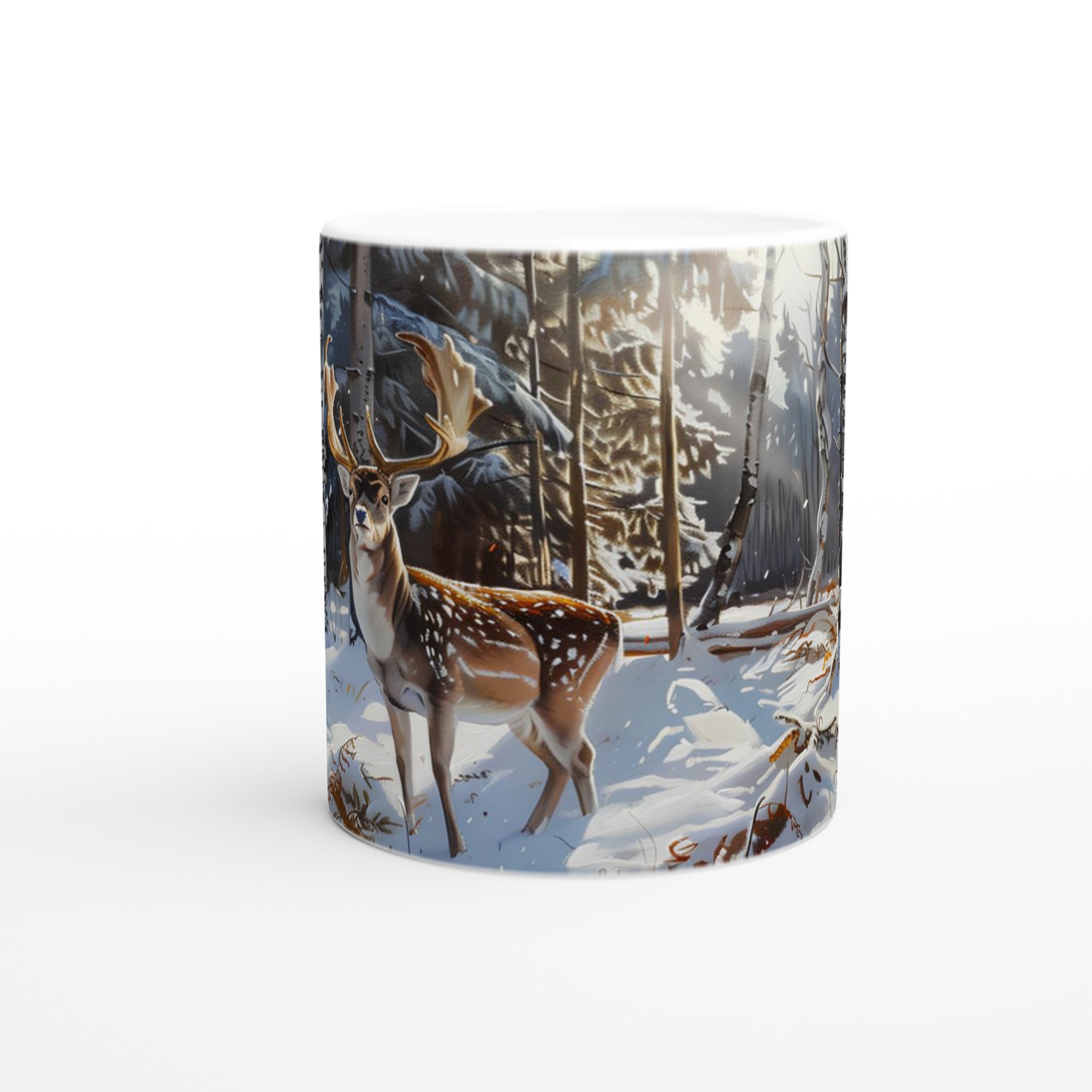 Vinterhjort i Snölandskap 11oz Keramikmugg – Din Favorit för Varma Drycker 8 e42d1e47-09b1-4e1e-98af-4a02c226c075