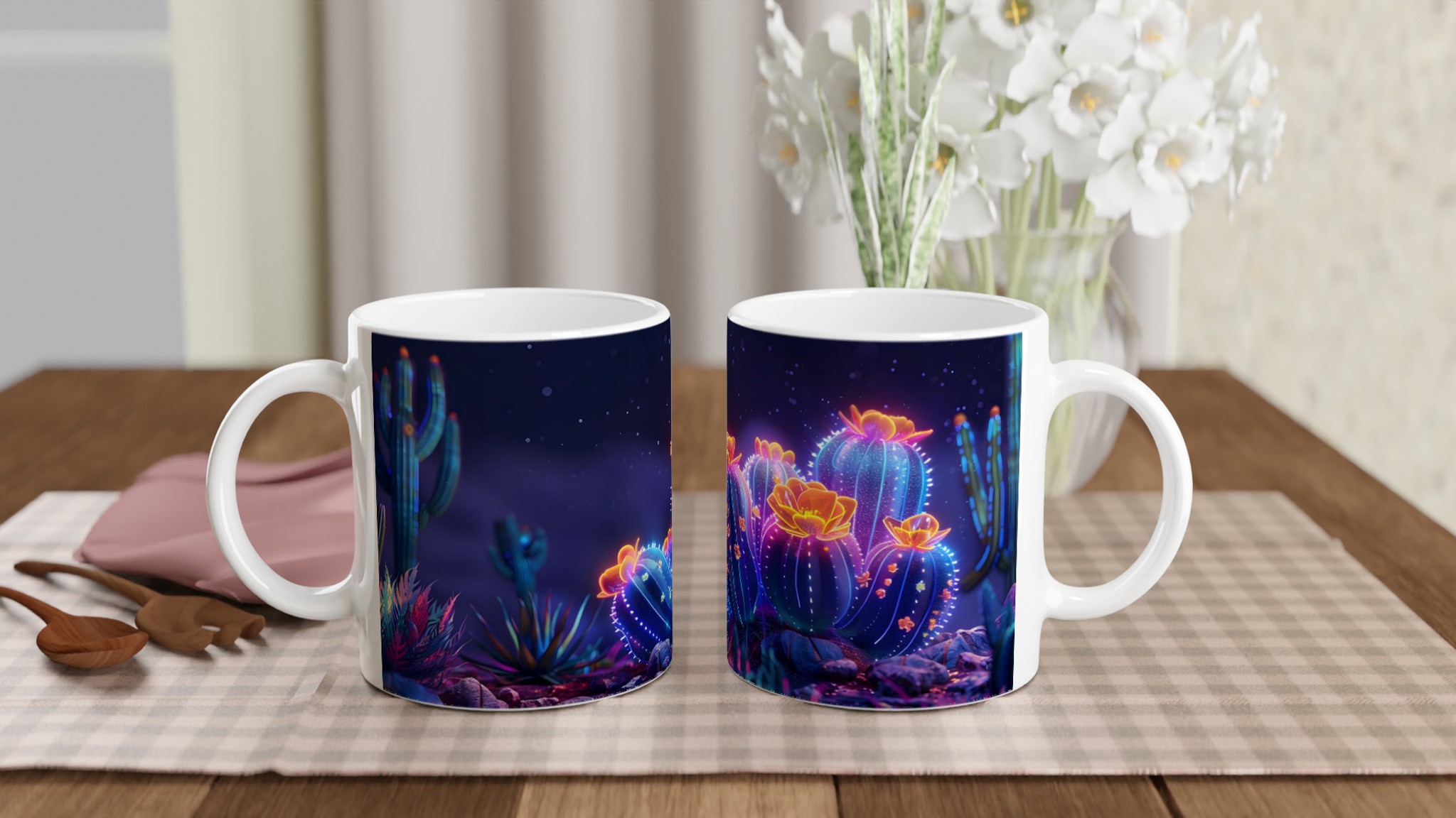 Neon Cactus Drömmugg: 11oz Keramikmugg i Valfri Färg – Lys upp Din Dag! 10 e4818fae-dfaa-411f-8de6-343cd2b032a0