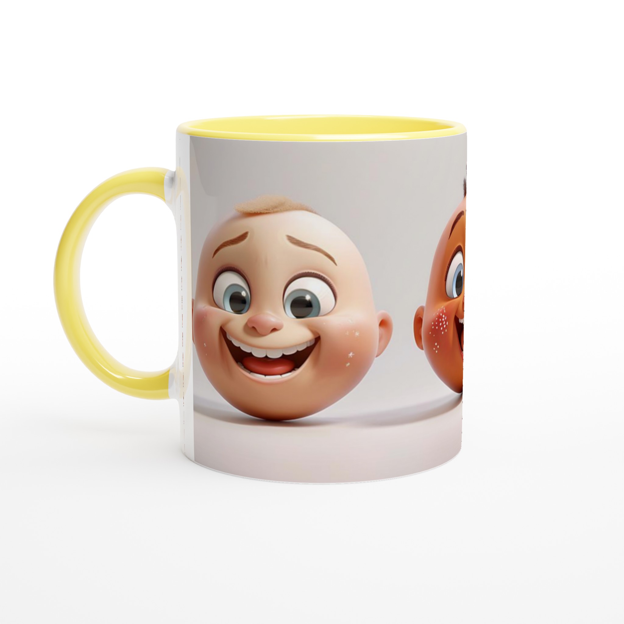 Glad Baby Ansikte Mugg – Personlig Keramisk Mugg i Valfri Färg, 11 oz 3 e481a8cb-eeba-4377-a2e5-9b5a0a5dcda8