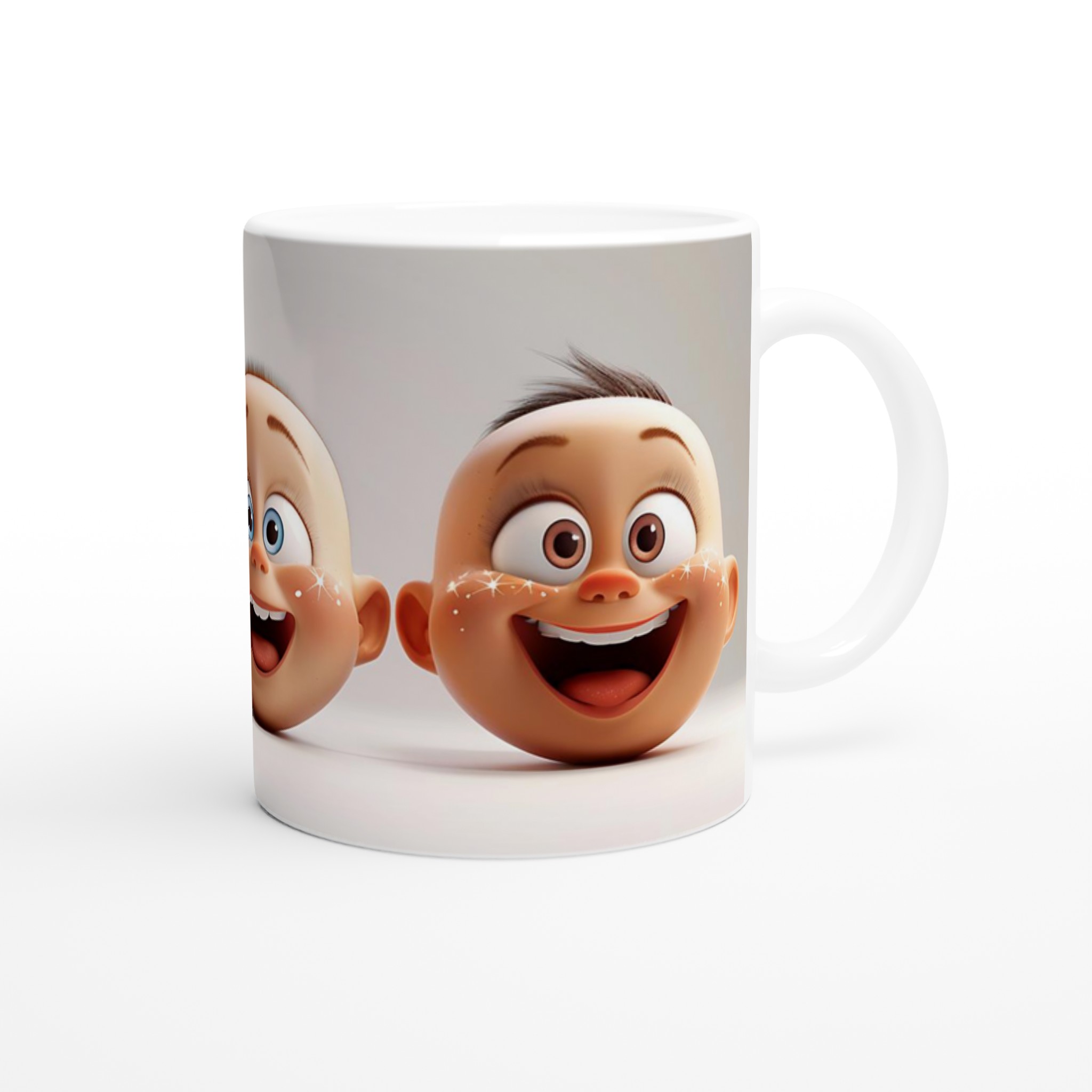 Glad babyansikte 11 oz keramisk mugg – Livliga färger för din favoritmugg! 9 e481b462-75ca-4786-a7d9-df58a13e7664