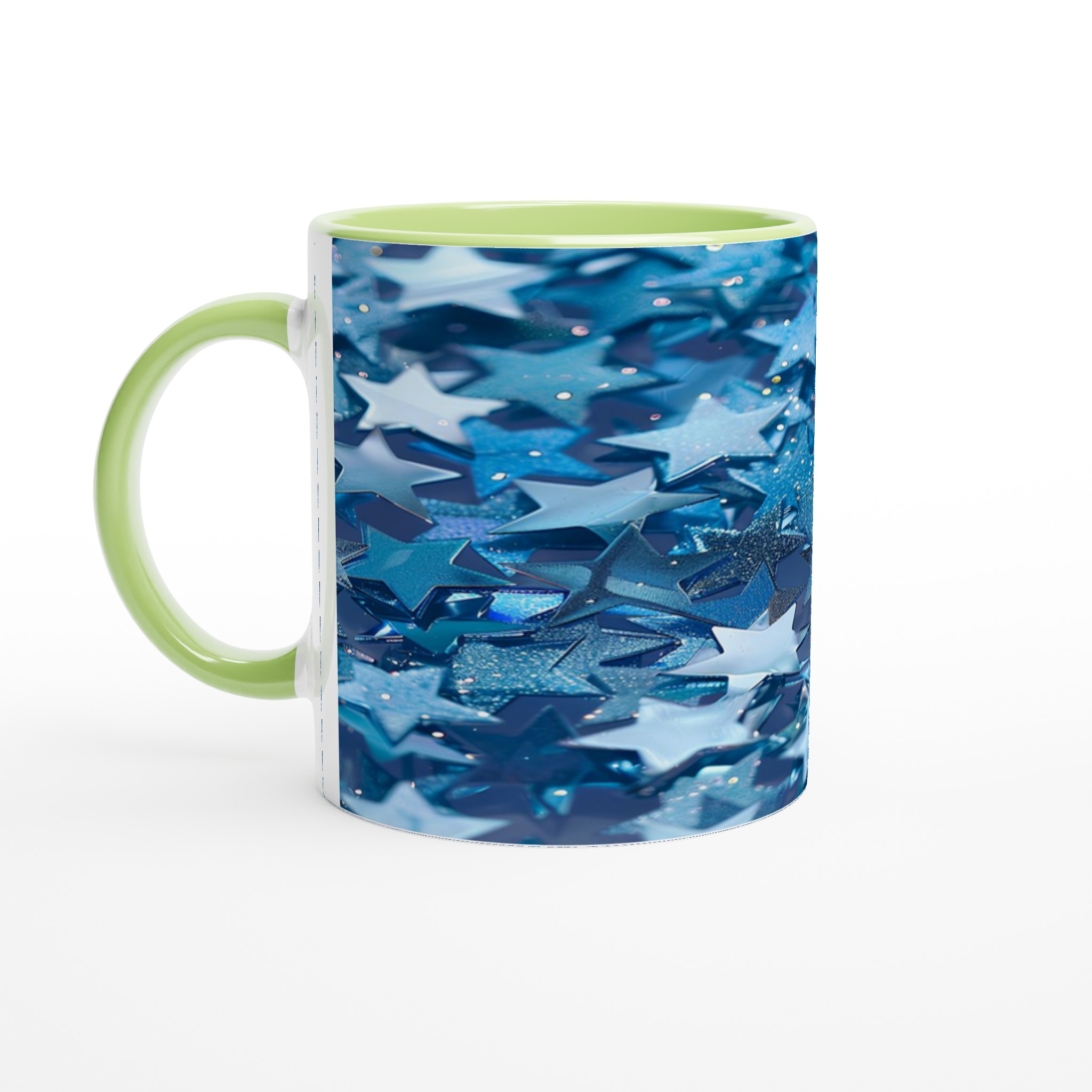Stjärnklar 11oz Keramisk Mugg – Dröm dig bort med glittrande blå stjärnor i din favoritfärg! 7 e49ba897-4553-4374-9e03-d3dd8cd7792e