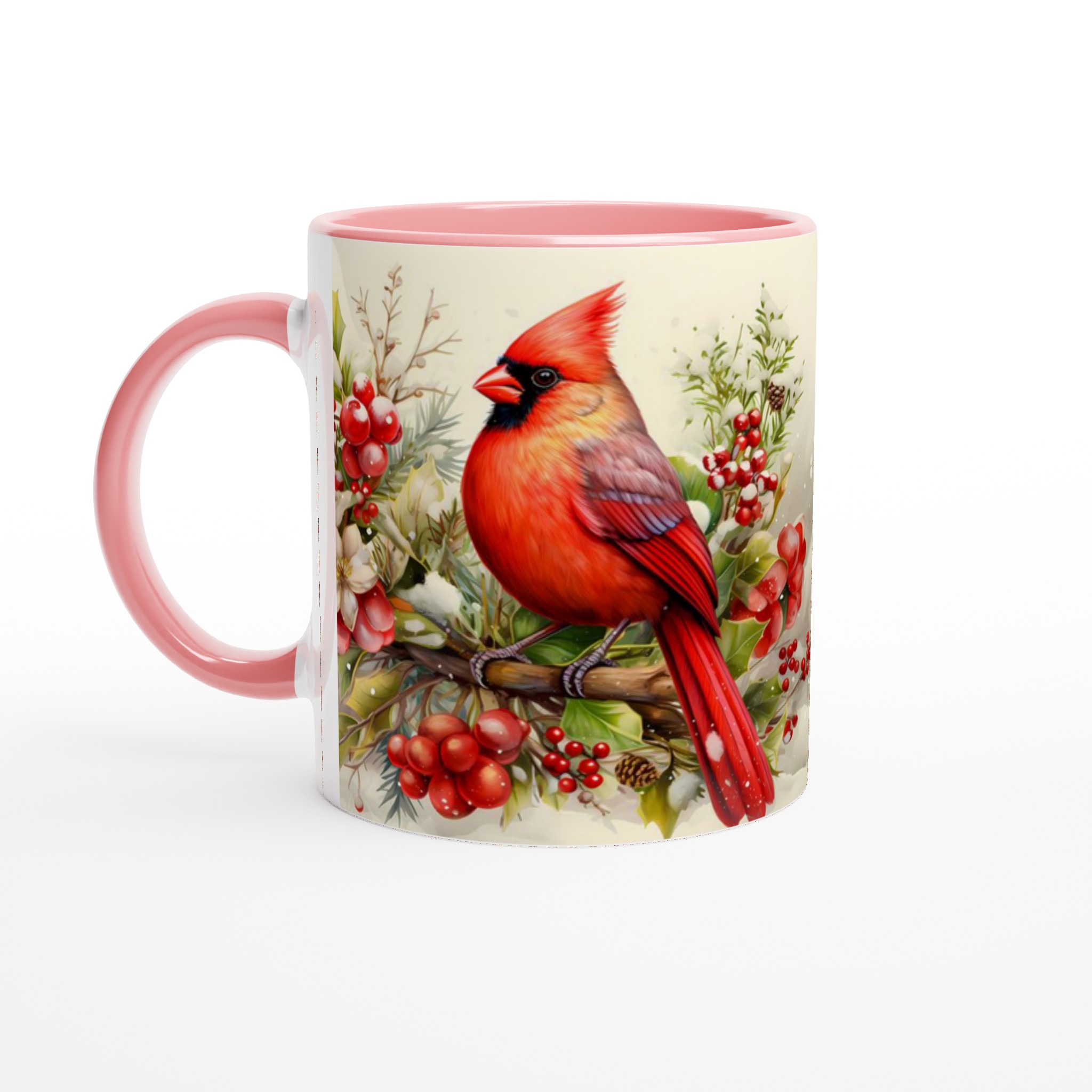 Kardinal i Vinterland Mugg - Levande Vinterdesign på 11oz Keramikmugg 6 e4ad0fa7-63d8-4e8e-8abb-efd47b4fb6c8