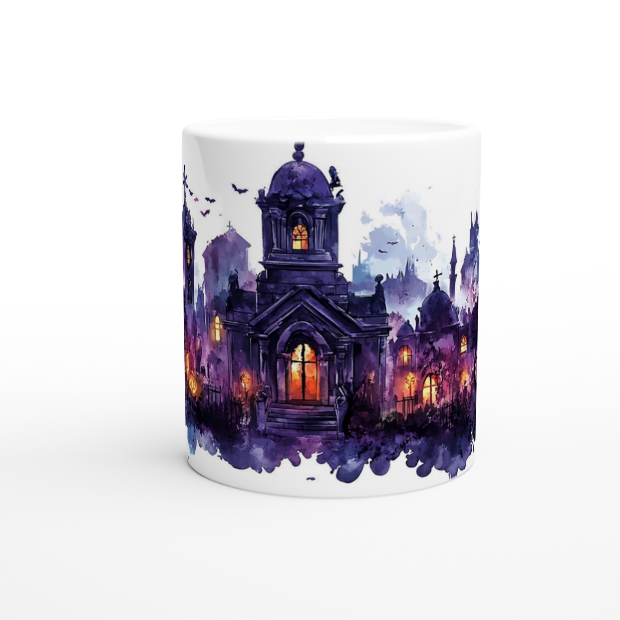Spöklik Akvarell Kyckogård Mugg – Unik Halloween Design i 7 Färger! 8 e4ad4beb-8af5-4d75-82f3-2adf063b605f