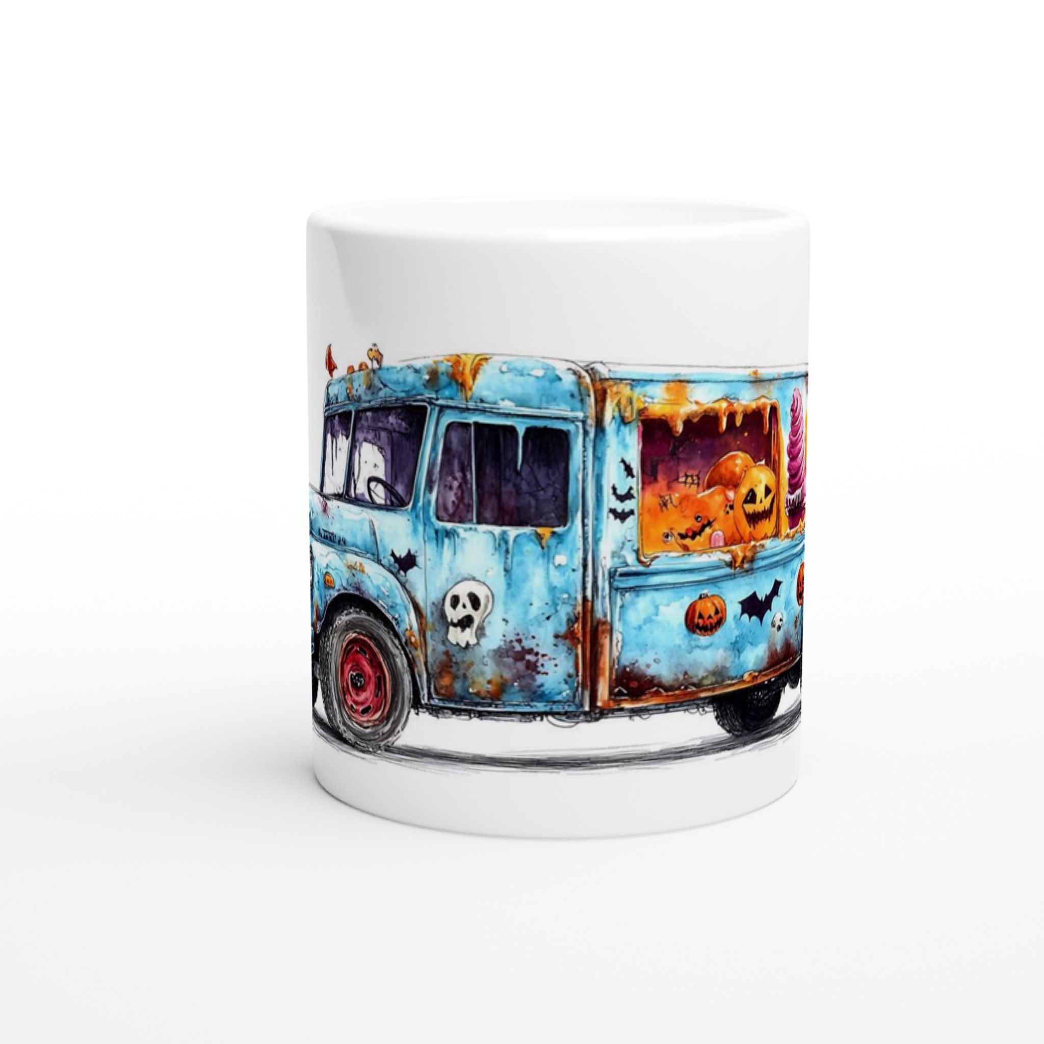 Spooky Treats Ice Cream Truck Mugg – Skrämmande charmig keramikmugg i 7 färger 8 e4b6466e-81de-45f0-8d13-5cae73ba28b9
