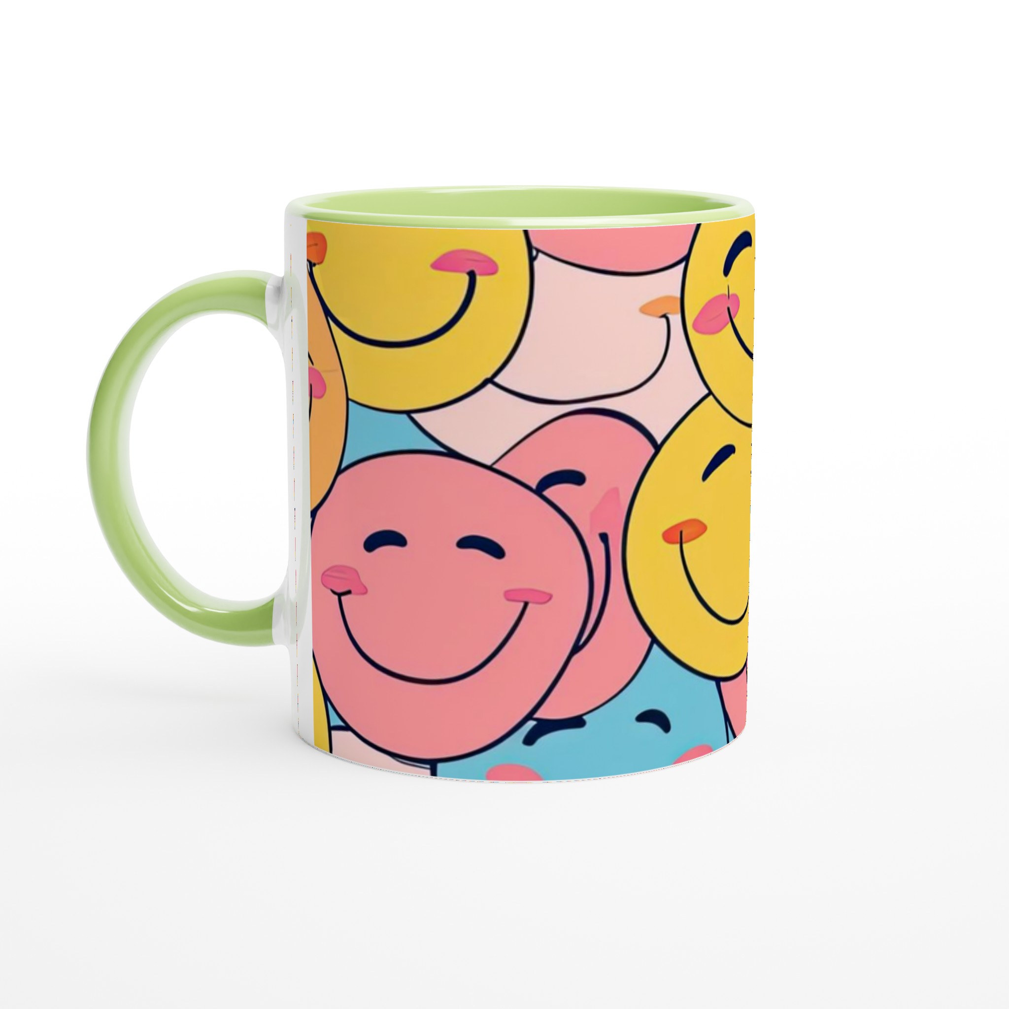 Glad Pastel Smiley Mugg – Personlig Keramikmugg för Varje Leende, i Sju Sprudlande Färger 8 e4ea6dc8-0044-4284-9248-be6c84fb527c