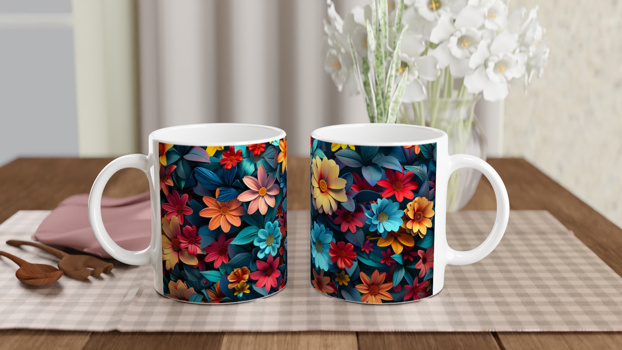 Färgexplosion: 11oz Keramikmugg – Din Personliga Blombukett i Valfri Kulör 10 e5005fc5-6c05-449e-b024-2c44f9c8192f