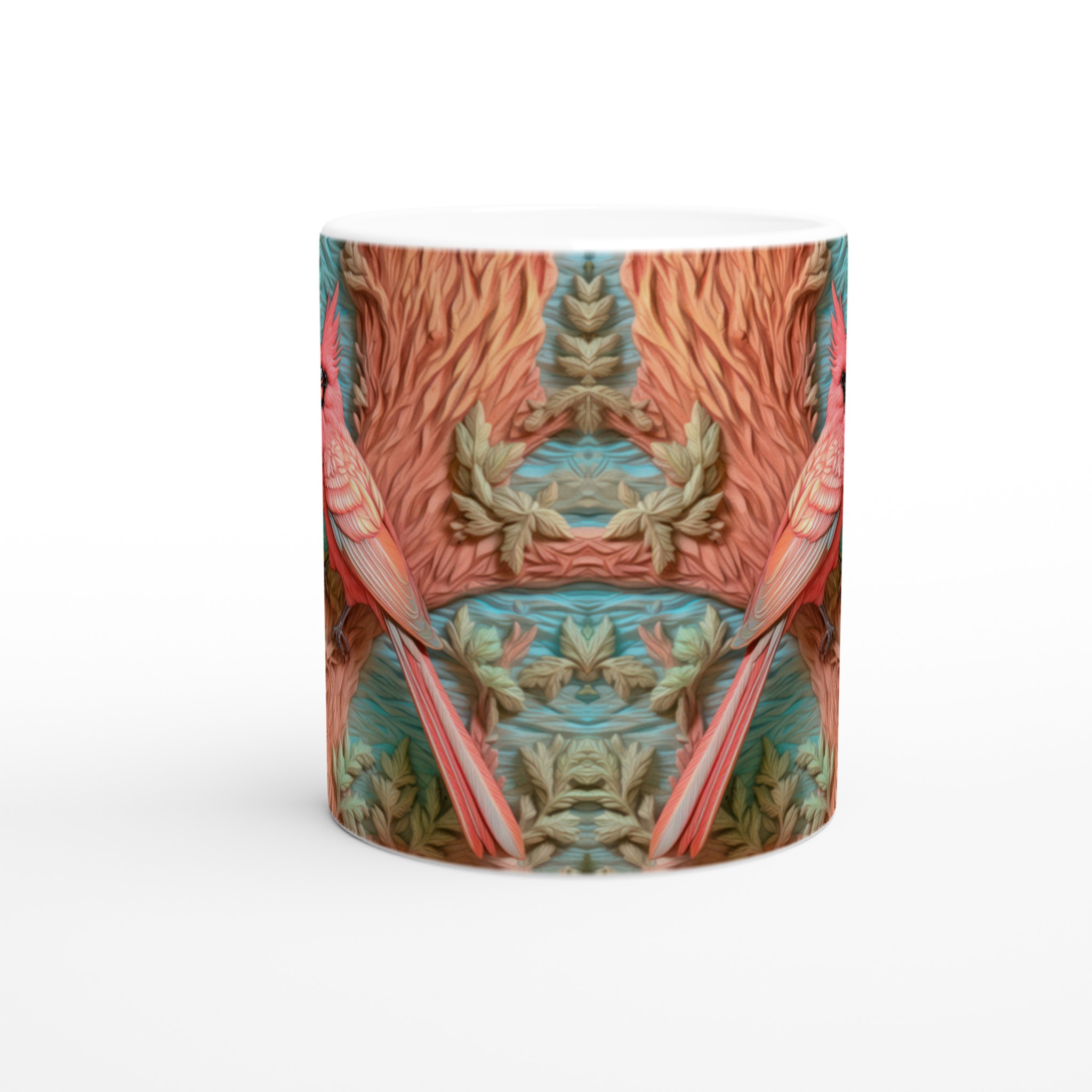 Keramisk mugg 11oz med livfull kardinaldesign – välj bland sju färgstarka keramiska nyanser 8 e51ba690-b12f-4ce7-b433-1884e097a5fc