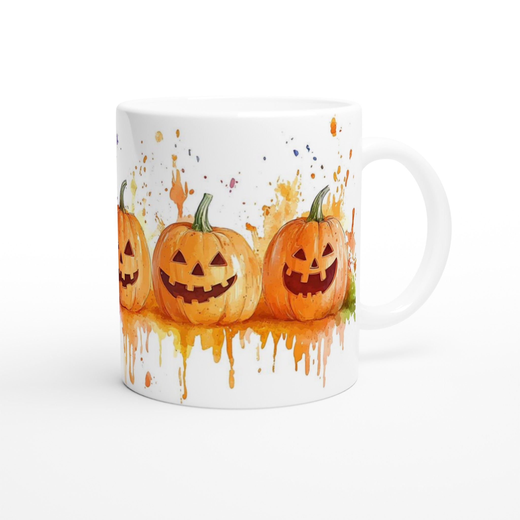 Färgsprakande Halloween Pumpa Mugg – Personlig Keramikmugg i 7 Livfulla Färger 9 e5317591-fd6b-4305-aca1-67e6ac8de70b