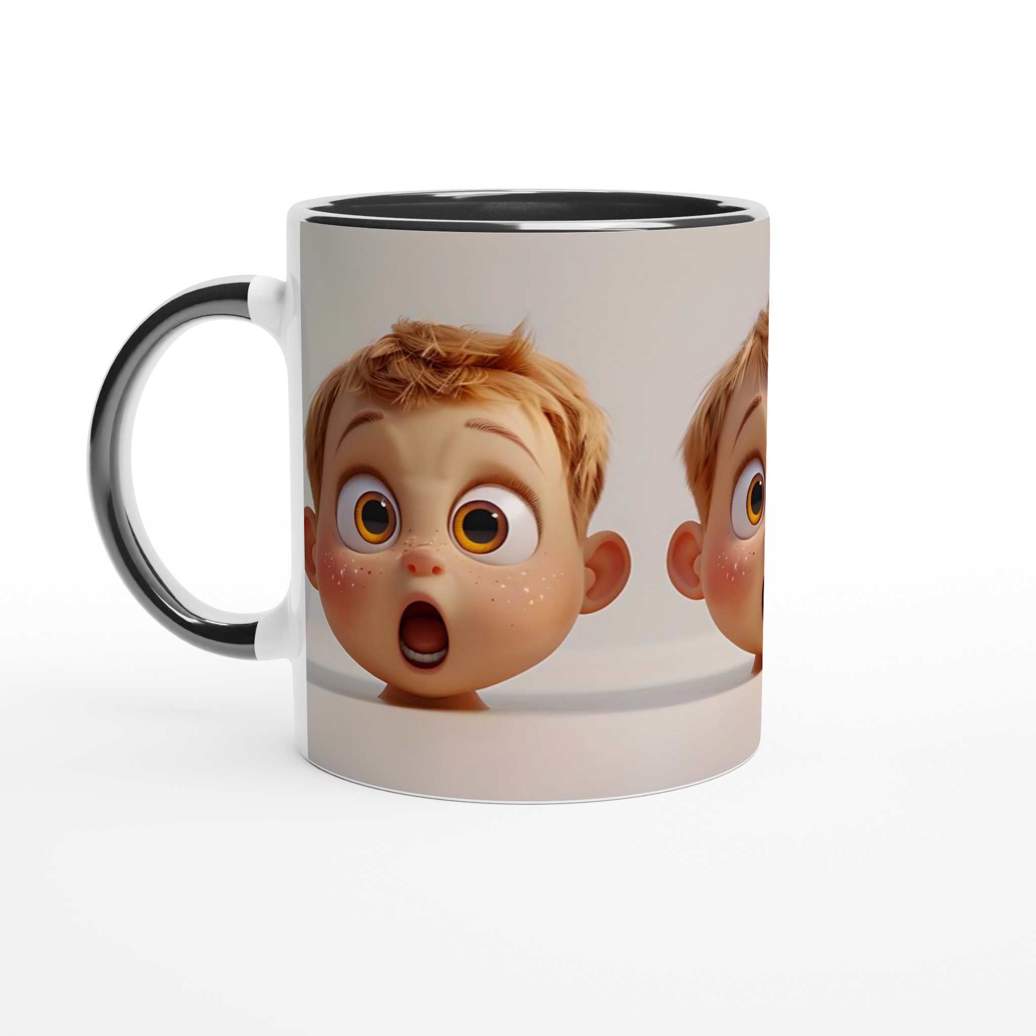 Förvånad Baby Ansikte Keramisk Mugg - Rolig Design i 7 Färger | 11oz Kaffekopp 4 e5551f3c-a342-4bbb-8bf2-de10bcefe531