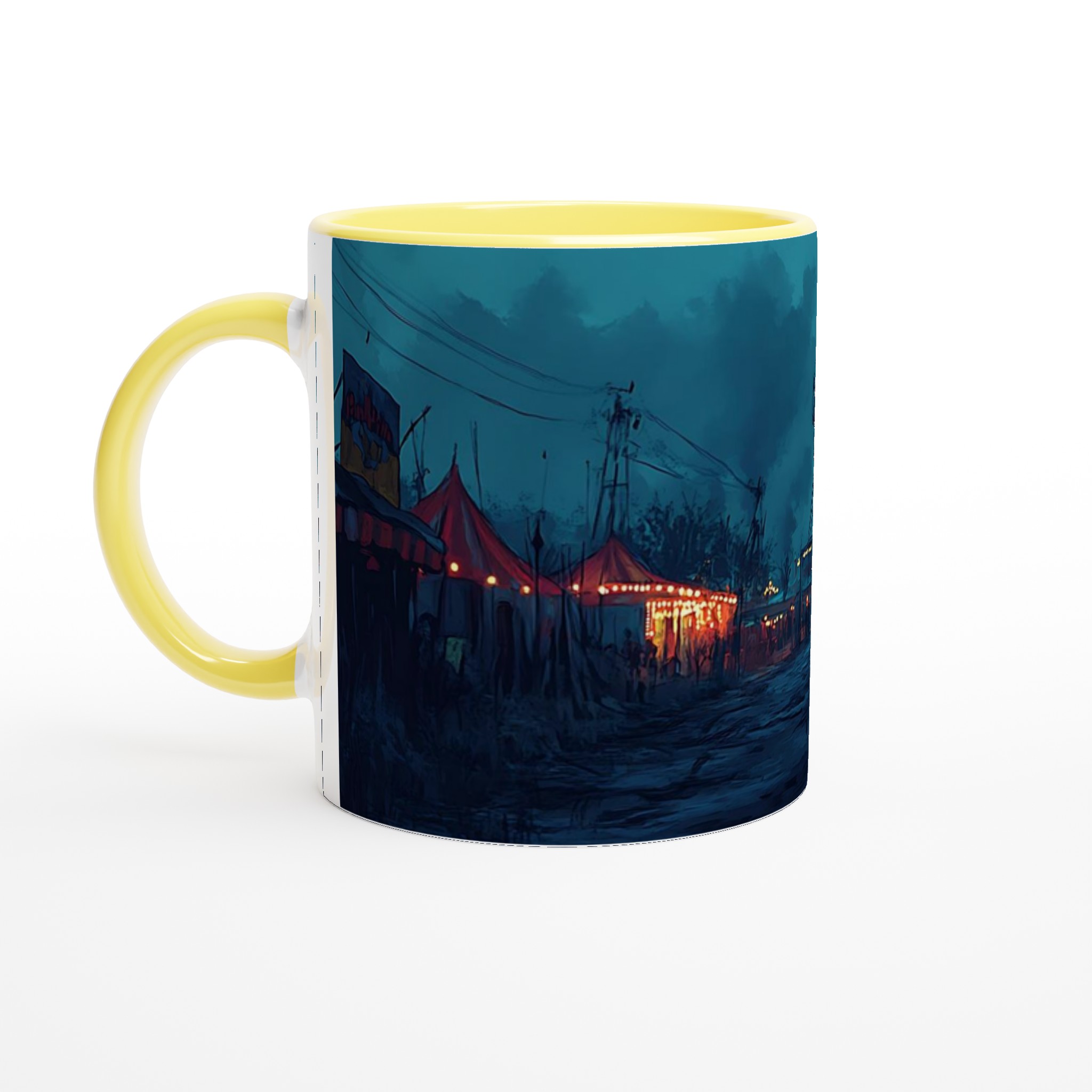 Mystisk Skräckcirkus Mugg – 11 oz Keramisk Kaffemugg i Ditt Val av 7 Färger 3 e559a29a-9d7c-4196-ab21-b3e112c013a5