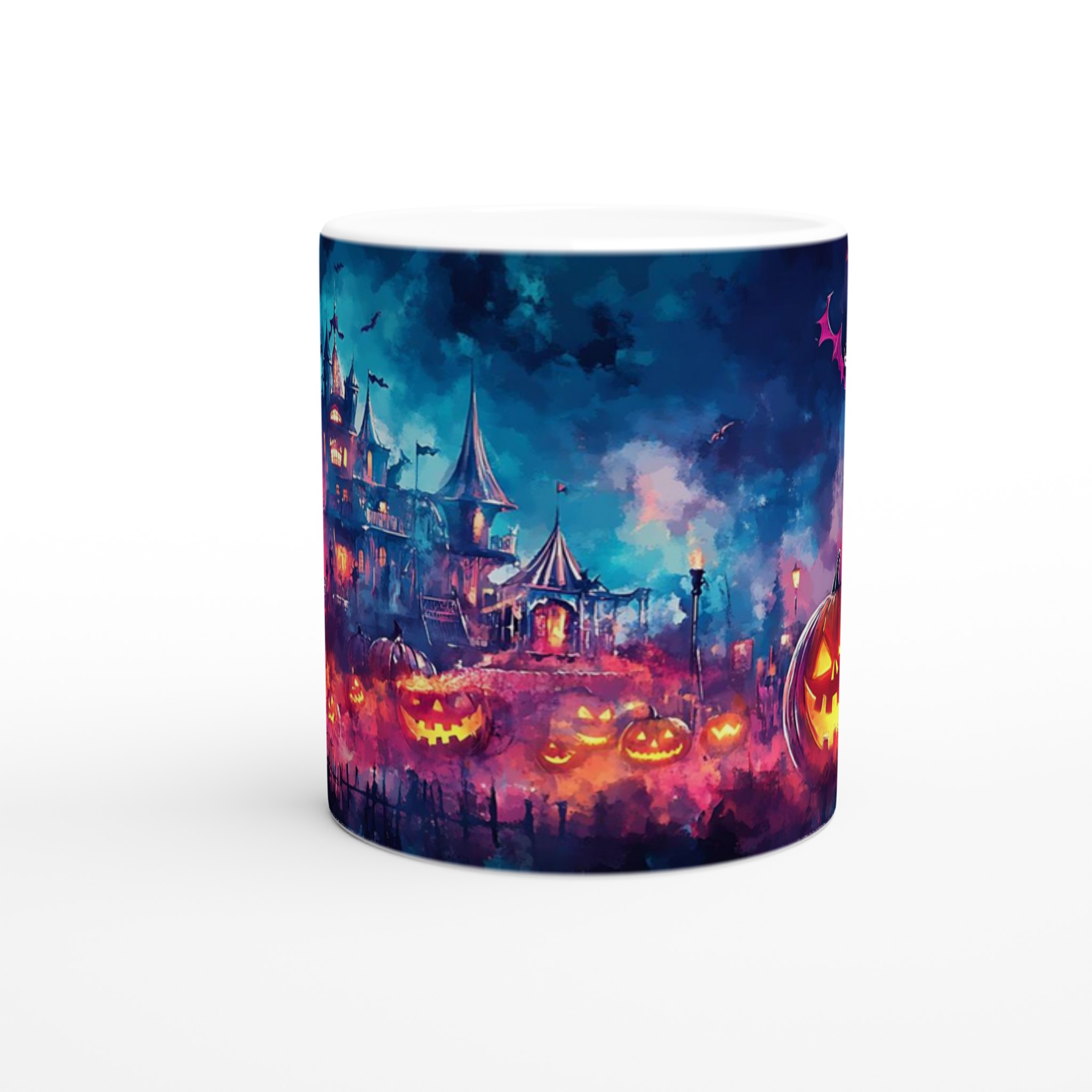 Mystisk Halloweennatt Keramikmugg – Spöklik Design i Livfulla Färger för Din Favoritdryck 8 e56d3593-2879-4fc3-a1ae-939af10b2152