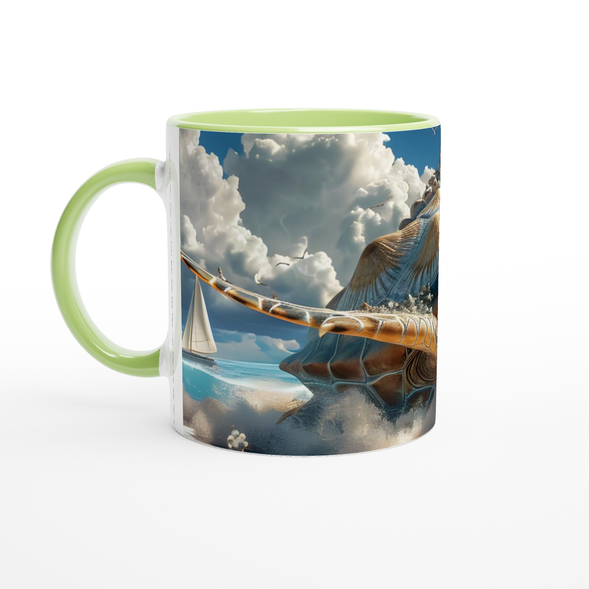 Oceanisk Havssköldpadda 11oz Keramisk Mugg – Dröm Dig Bort till Havet, Finns i Flera Färger 7 e5b0ba71-f69d-4839-a6df-e735cf494823