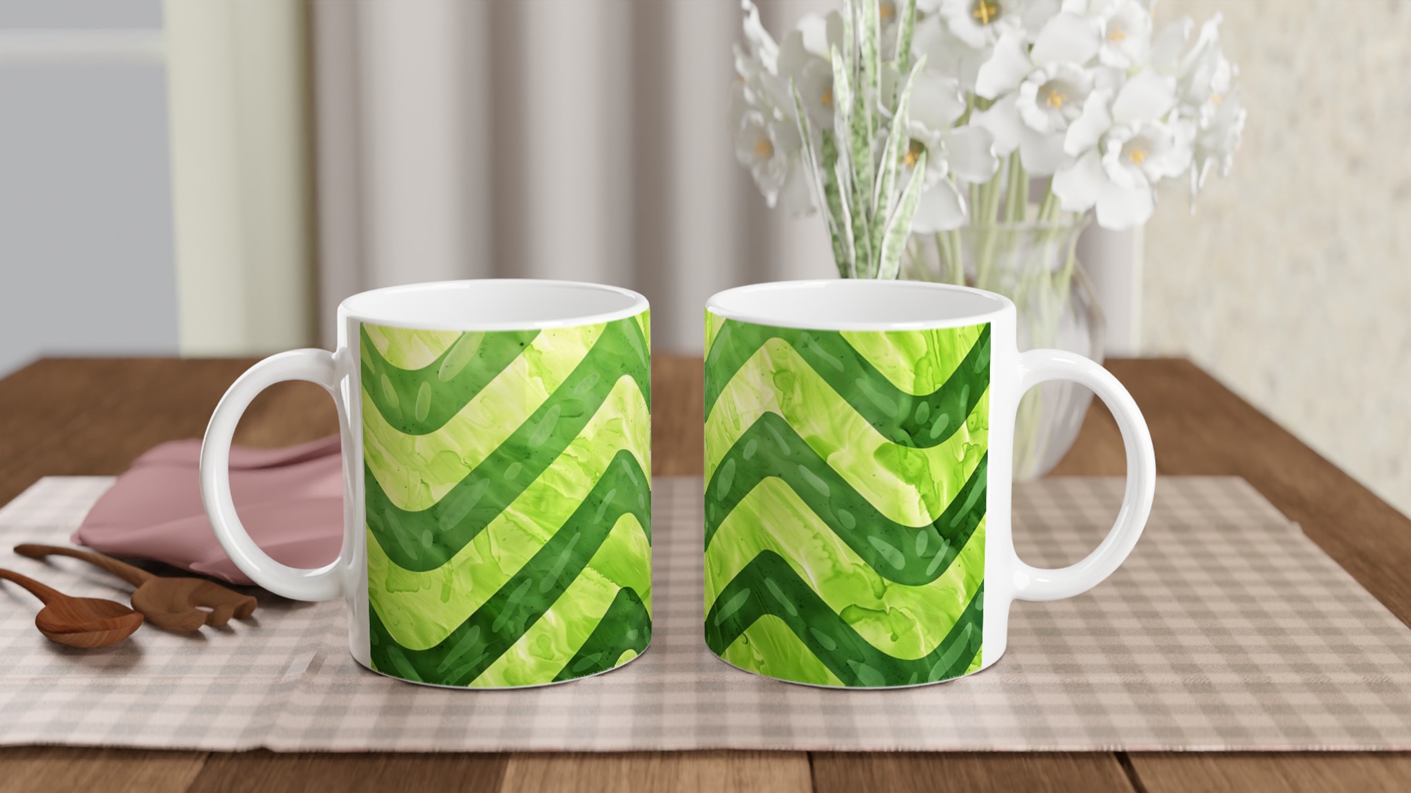 Grön Våg Mugg – Stilren 11oz Keramisk Kaffekopp med Modern Design i Valfri Färg 10 e5b54111-a725-46f5-81d8-446e684c5e04