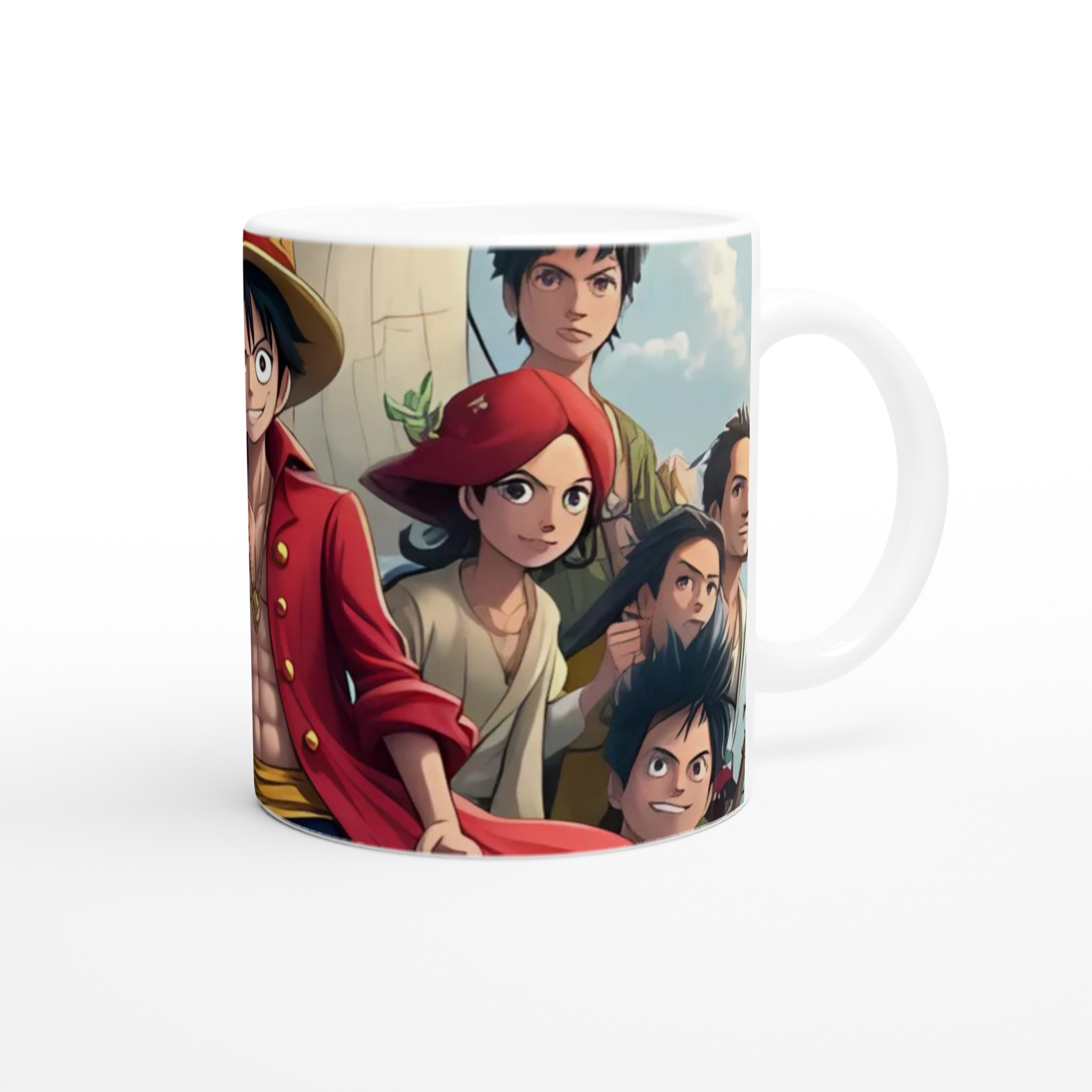 Vit 11oz keramisk mugg med livfull animeinspirerad design i valfri färg 9 e5b829dd-8254-4438-a853-53e36257b036