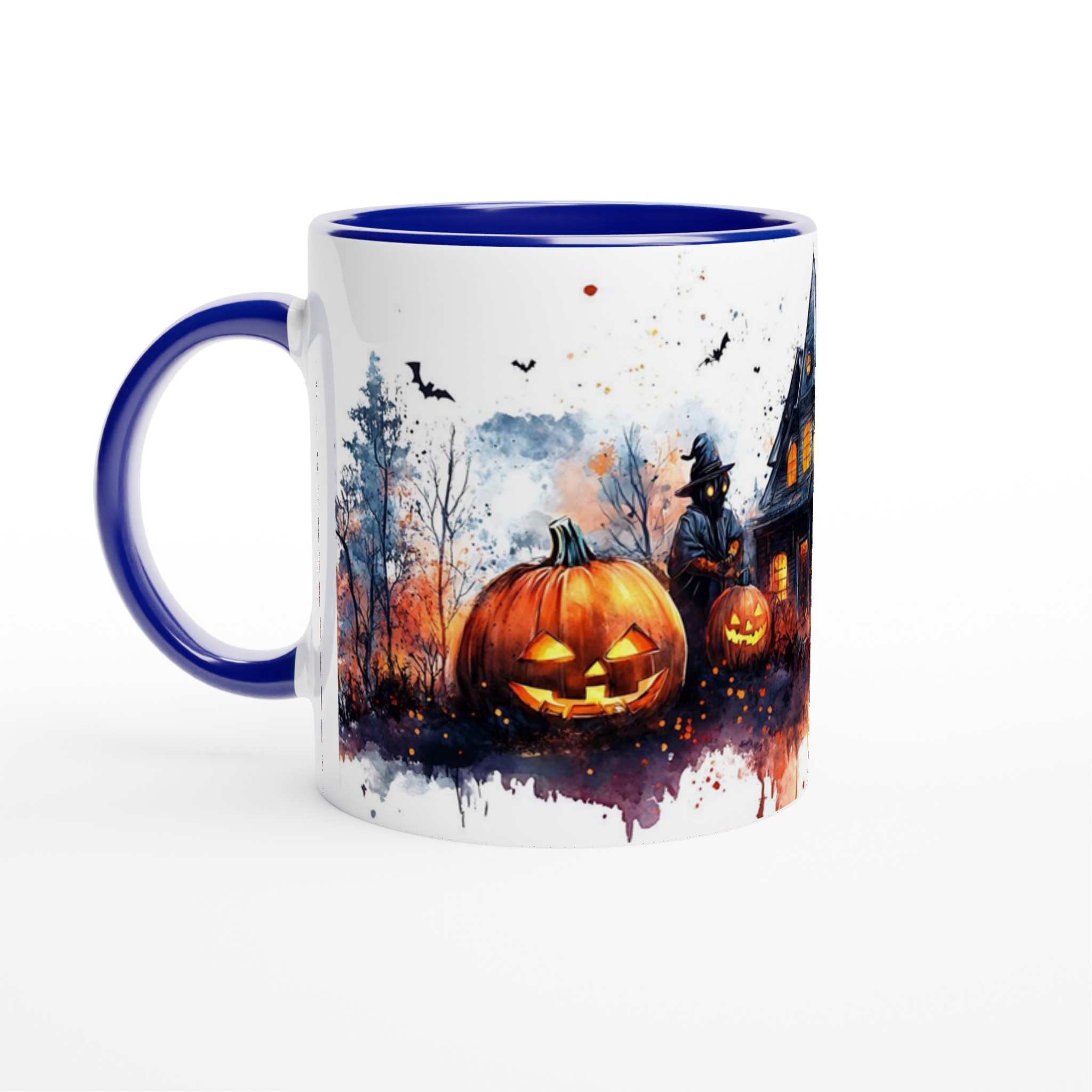 Spooky Halloween Jack-O'-Lantern Keramikmugg – Perfekt för Höstmys i Valfri Färg! 2 e627bbdd-d99a-4663-810b-a2a4ba7b6658