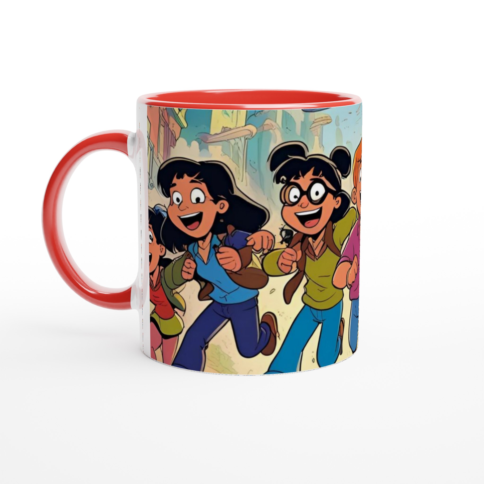 Vit 11oz keramisk mugg med livfull illustrerad design – välj din keramiska favoritfärg 5 e62d036f-8dc3-45e4-80c9-06464362c8eb