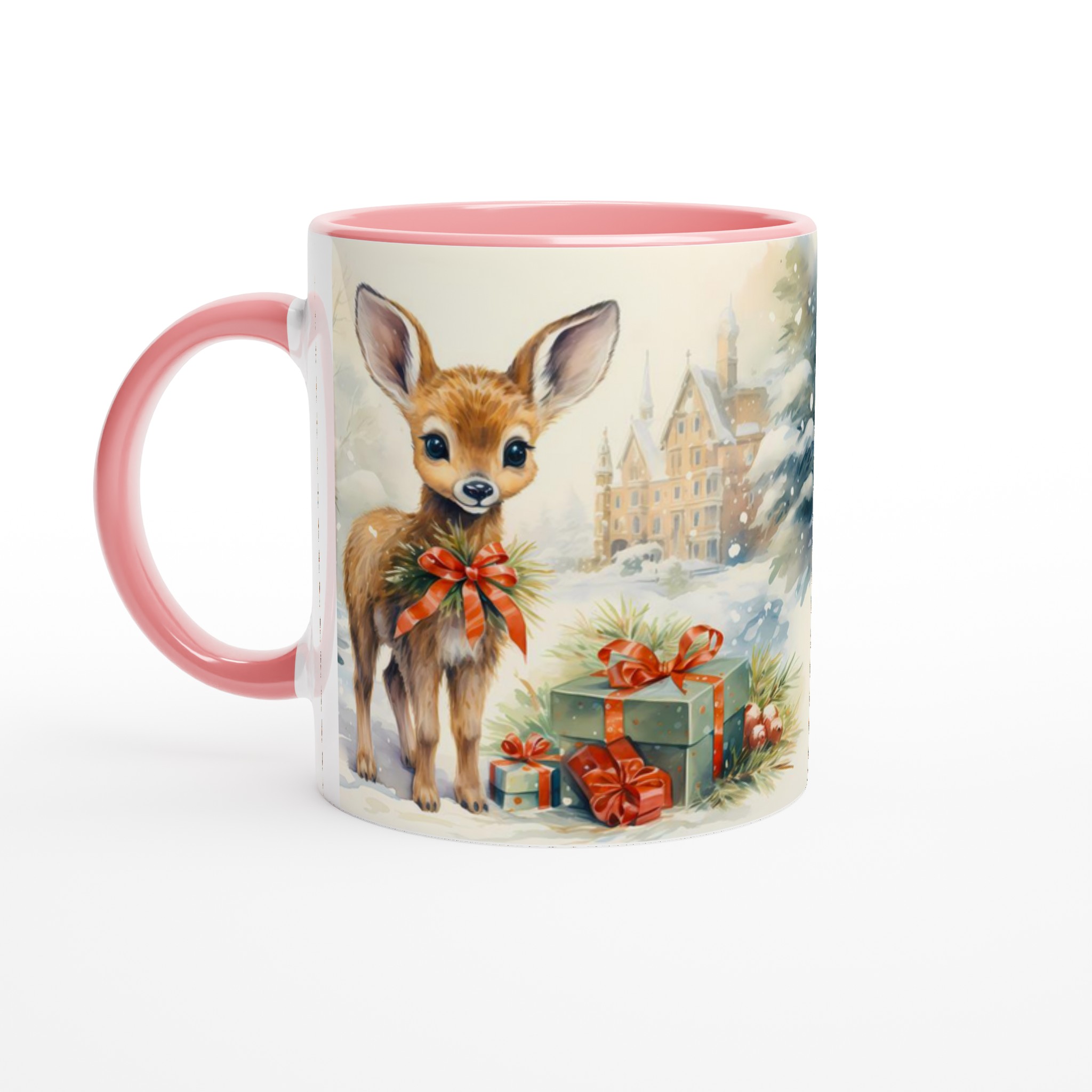Söt Vinterrådjur Mugg - 11oz Keramisk Mugg för Julstämning och Varje Dag 6 e65b8ff6-307a-48bf-afe5-f2eb4bfa9ca3