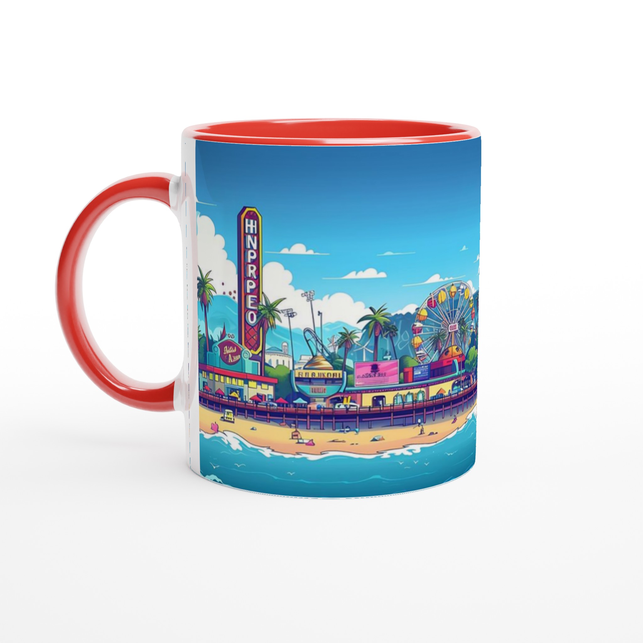 Kuststadens Charm – Färgstark Keramisk Mugg för Kaffe, Te och Soliga Drömmar, Välj din färg! 5 e6d5ff2f-97d6-4e5f-8200-cf0ef4e1807a
