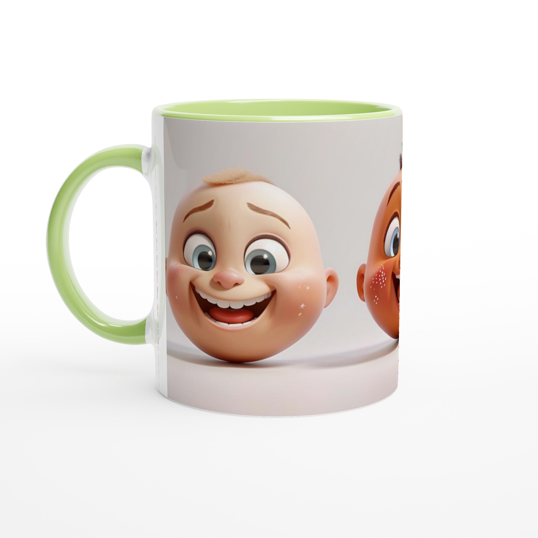 Glad Baby Ansikte Mugg – Personlig Keramisk Mugg i Valfri Färg, 11 oz 7 e6f36a40-50c8-4d36-be81-aa0b316c9e5c