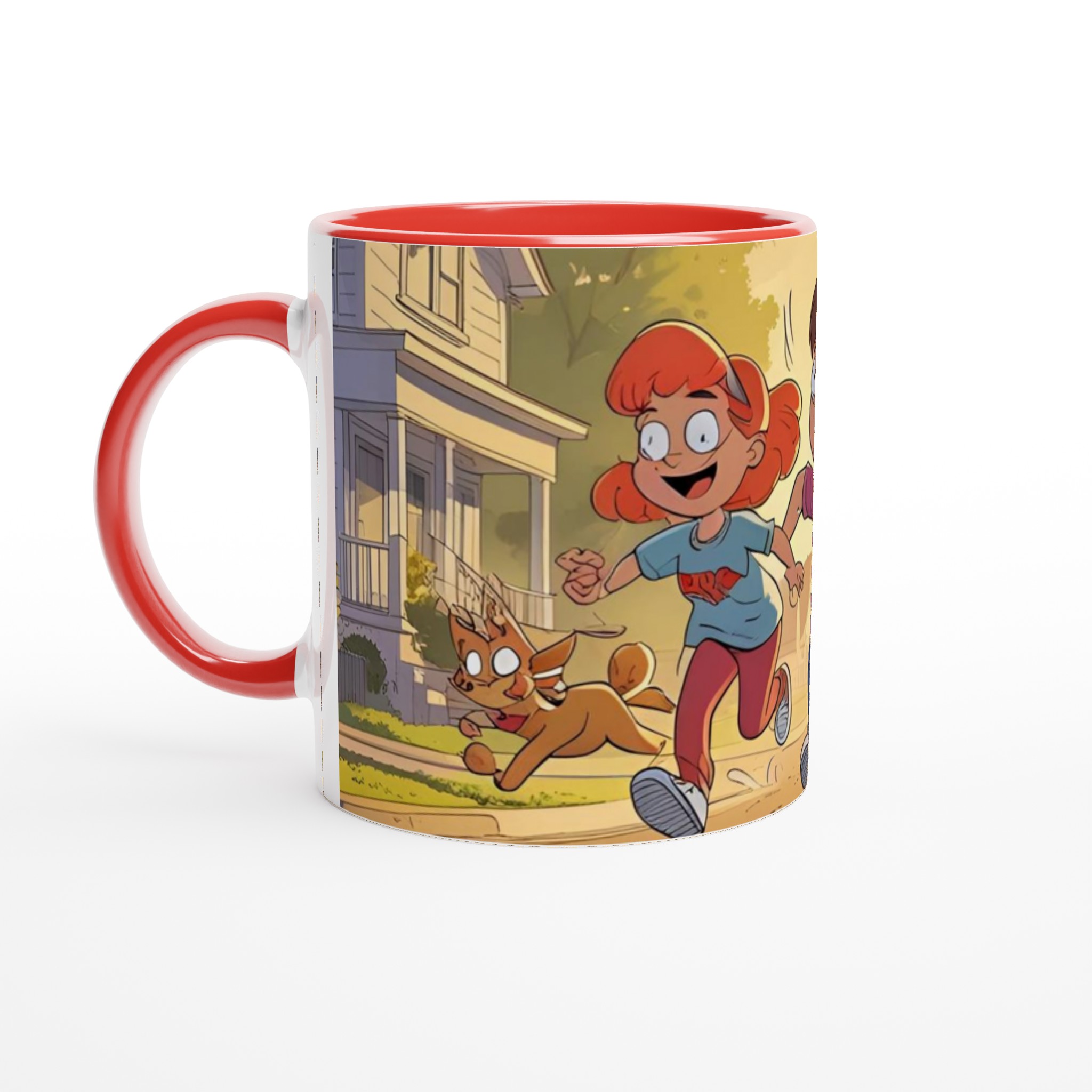 Livfull 11oz keramisk mugg med lekfull design i flera keramiska färger 5 e6f4985e-ae51-4c18-a663-8ce544d91e72