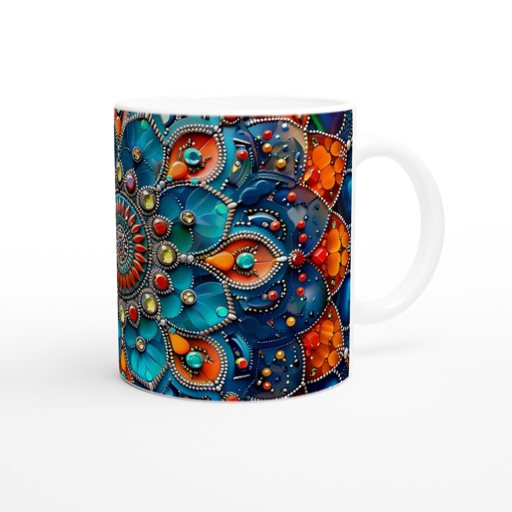Mandala Keramikmugg 11oz – Levande Boho-Design i Flera Färger 9 e7311230-a7f8-4700-94dd-80debc3f68f6
