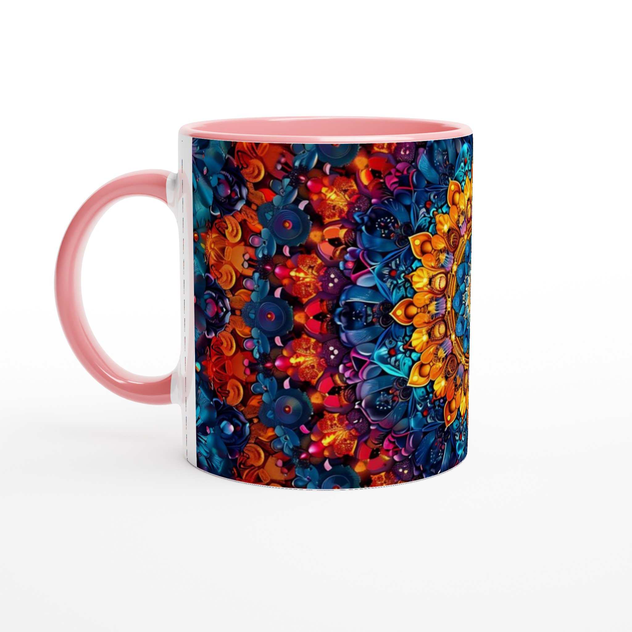 Mångfärgad Mandala Keramikmugg - 11oz, Levande Konst för Dina Kaffestunder 6 e736d104-8028-41e2-97ec-4f3ad0f7aeb0