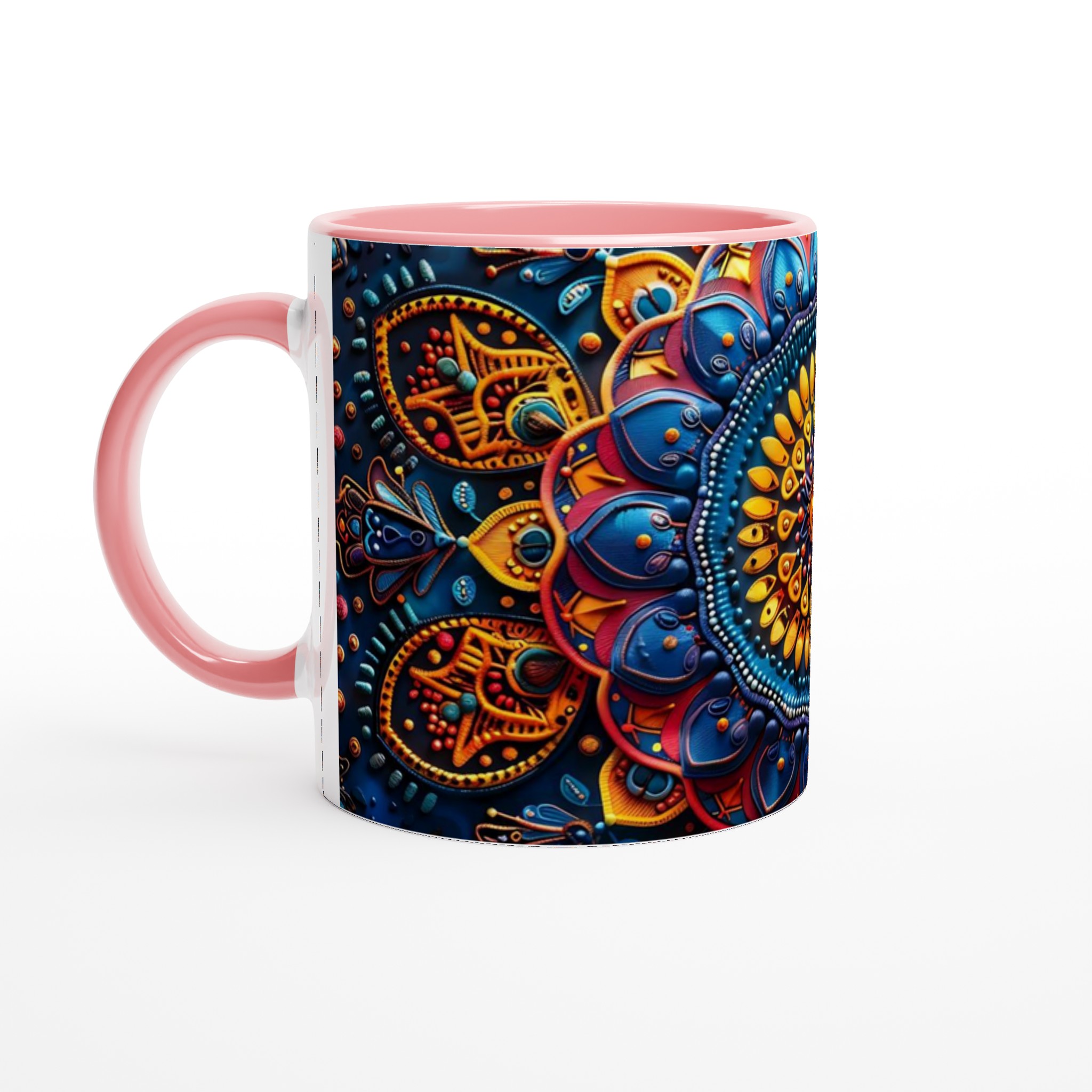 Konstfull Mandala Keramikmugg – Vibrerande Design för Färgstarka Stunder 6 e7479b2a-46c0-493d-a4ac-6d025a7d3610