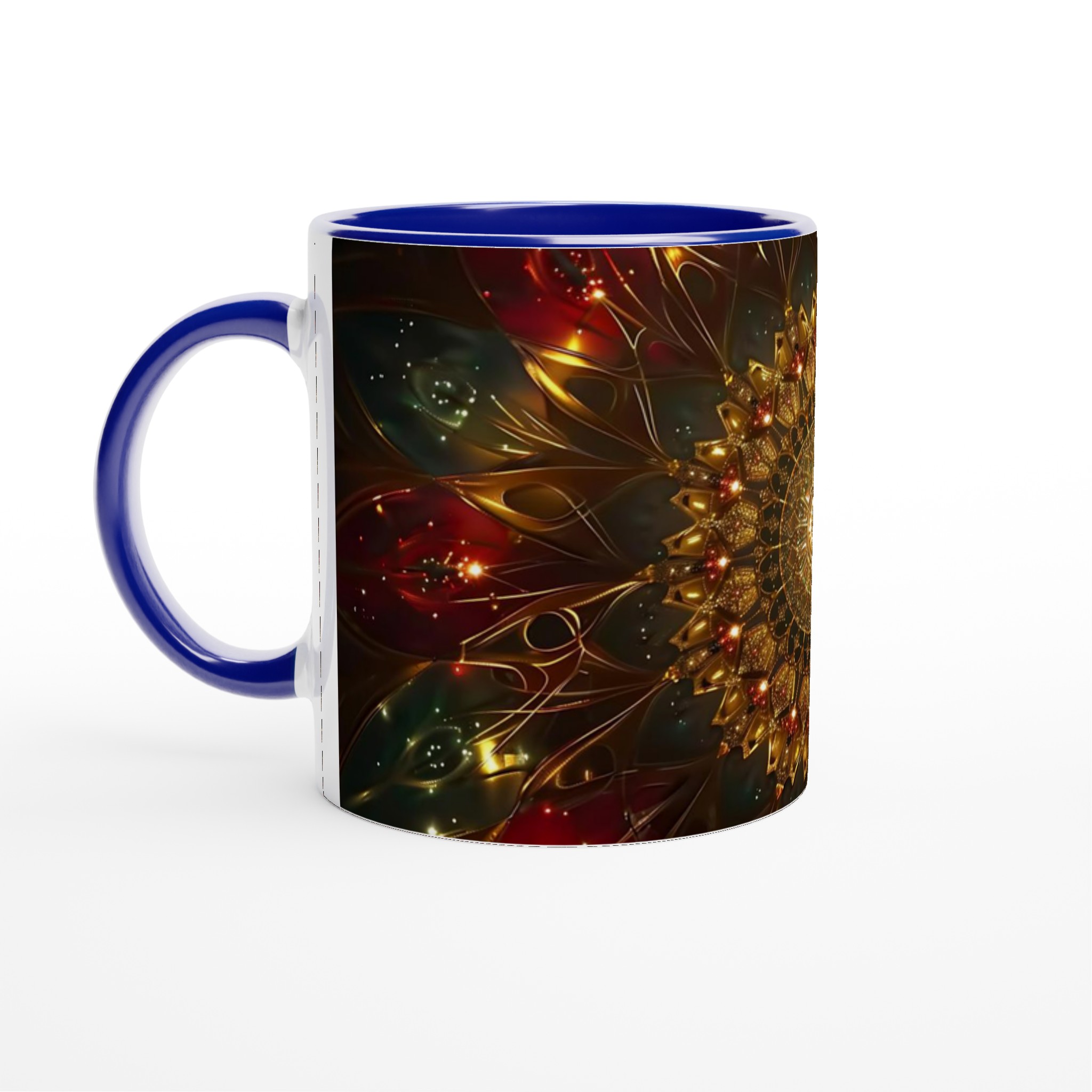 Abstrakt Mandala Lyx Mugg – 11oz Keramikmugg i ditt val av sju djärva färger 2 e7aeadb2-a539-4910-ad46-c016a575dcf2