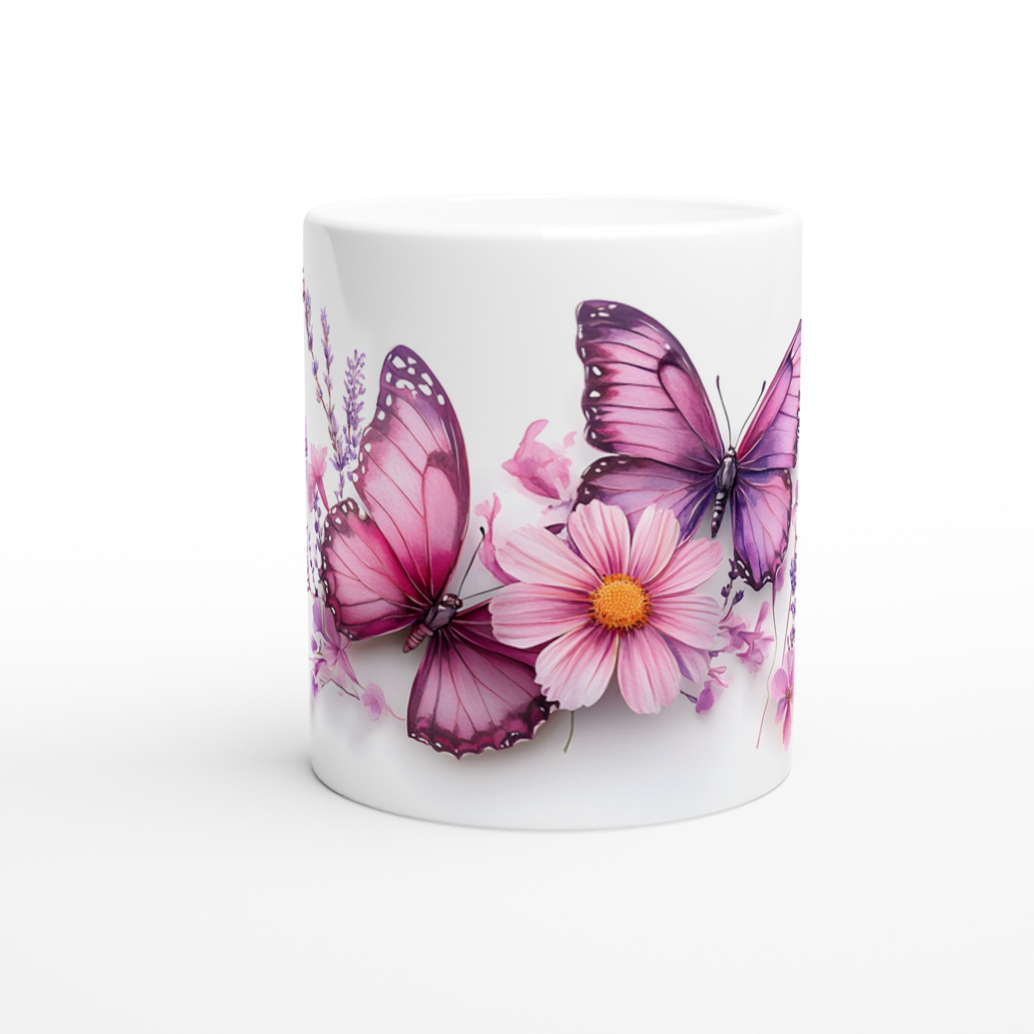 Fjäril & Blommor Keramisk Mugg – Dröm Dig Bort i Lila & Rosa Toner, Välj Din Färg! 8 e7cff069-00f6-4da9-8c90-a4f6ed161d33