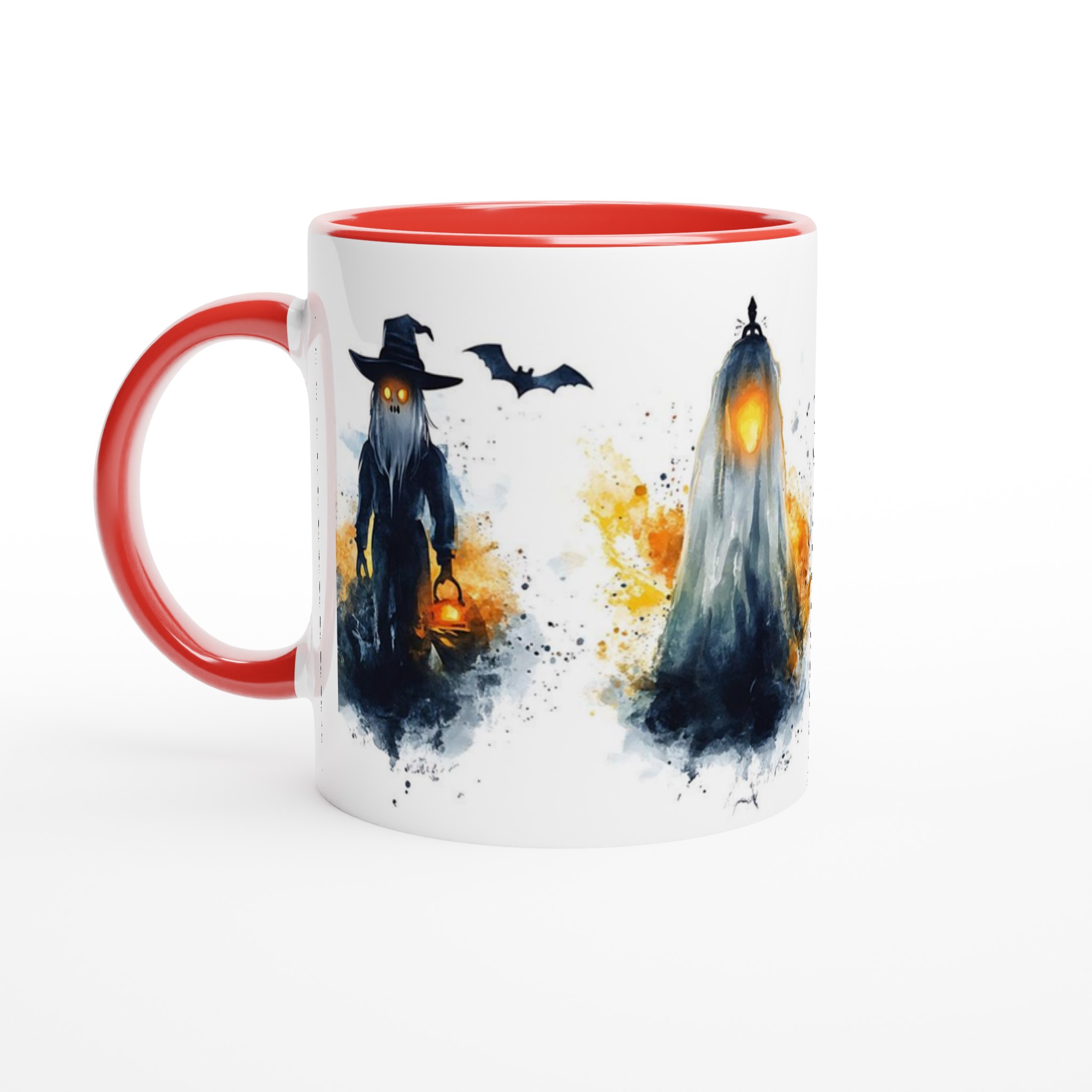 Spöklik Häxa & Fyrtorn Keramisk Mugg – Mystisk Halloween Konst i Ditt Val av Färg 5 e802c8b4-72bf-46ca-855d-05f6ec52033d
