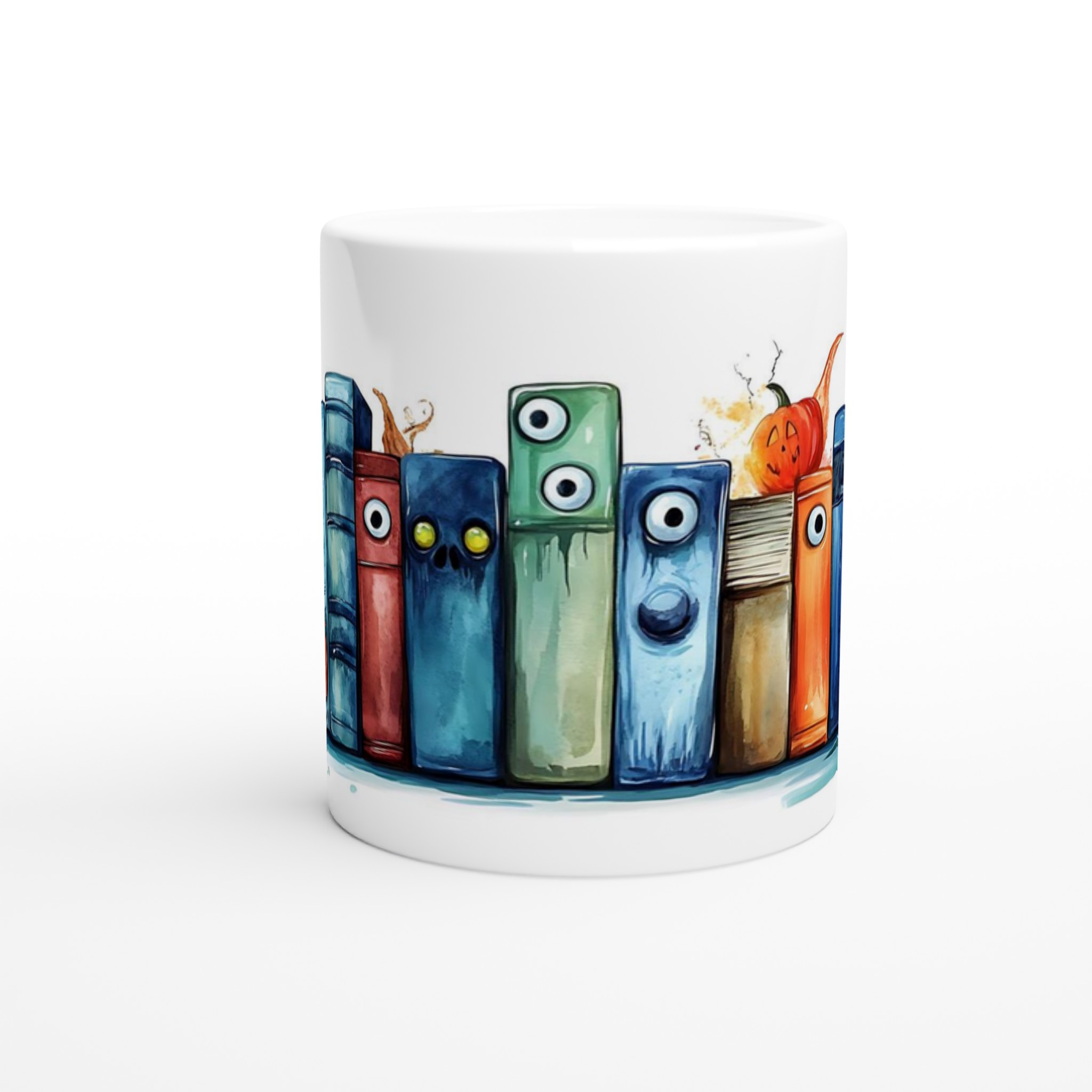 Mystisk Bibliotek Mugg – Keramisk 11oz Halloween & Bokälskare Kaffemugg i 7 Färger 8 e8089c76-2807-465d-a87d-c85c9871c61e