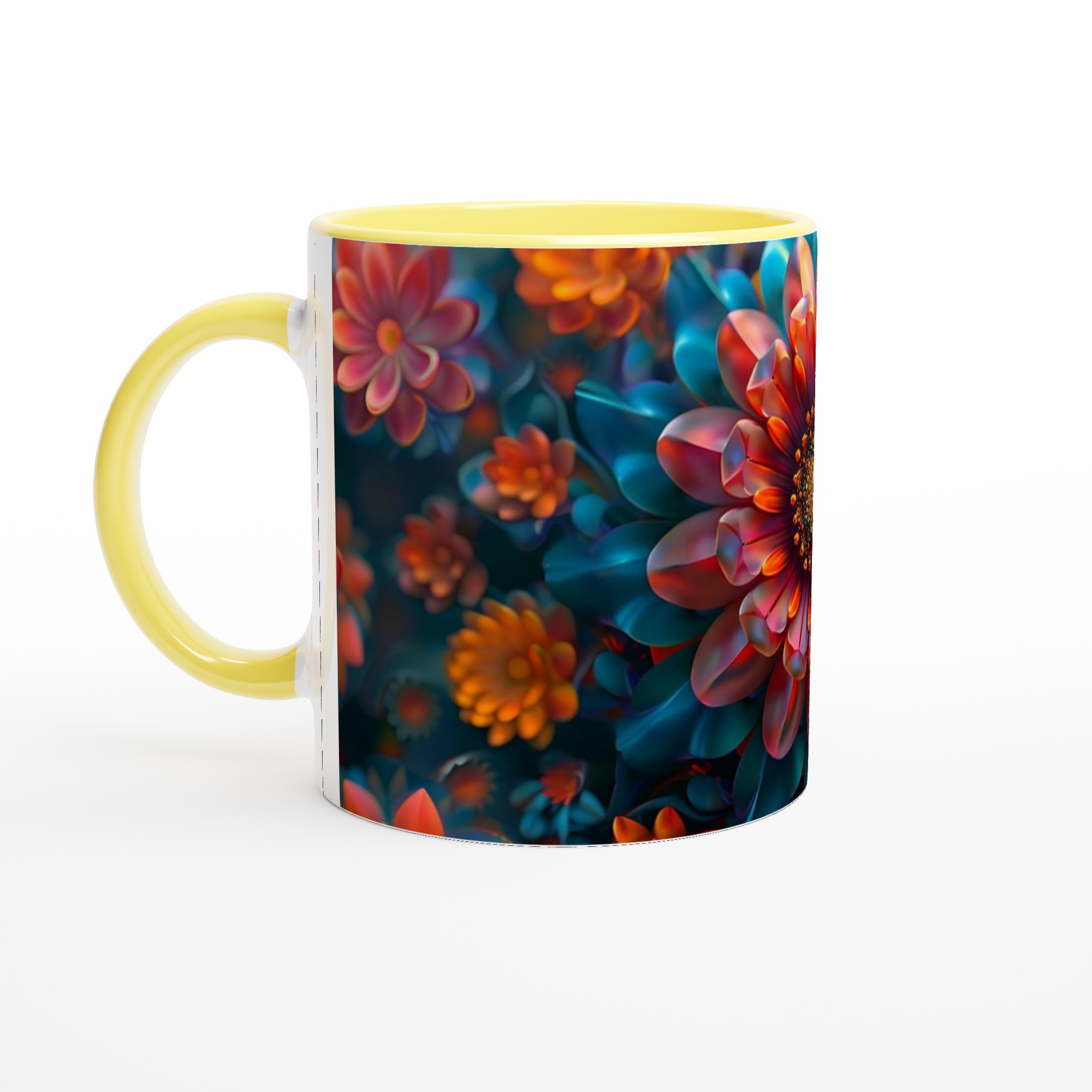 Mugg "Exotisk Blomma" – Levande Färgexplosion i Premium Keramik, 11 oz 3 e81fc39f-72f6-49be-bad1-530306097840