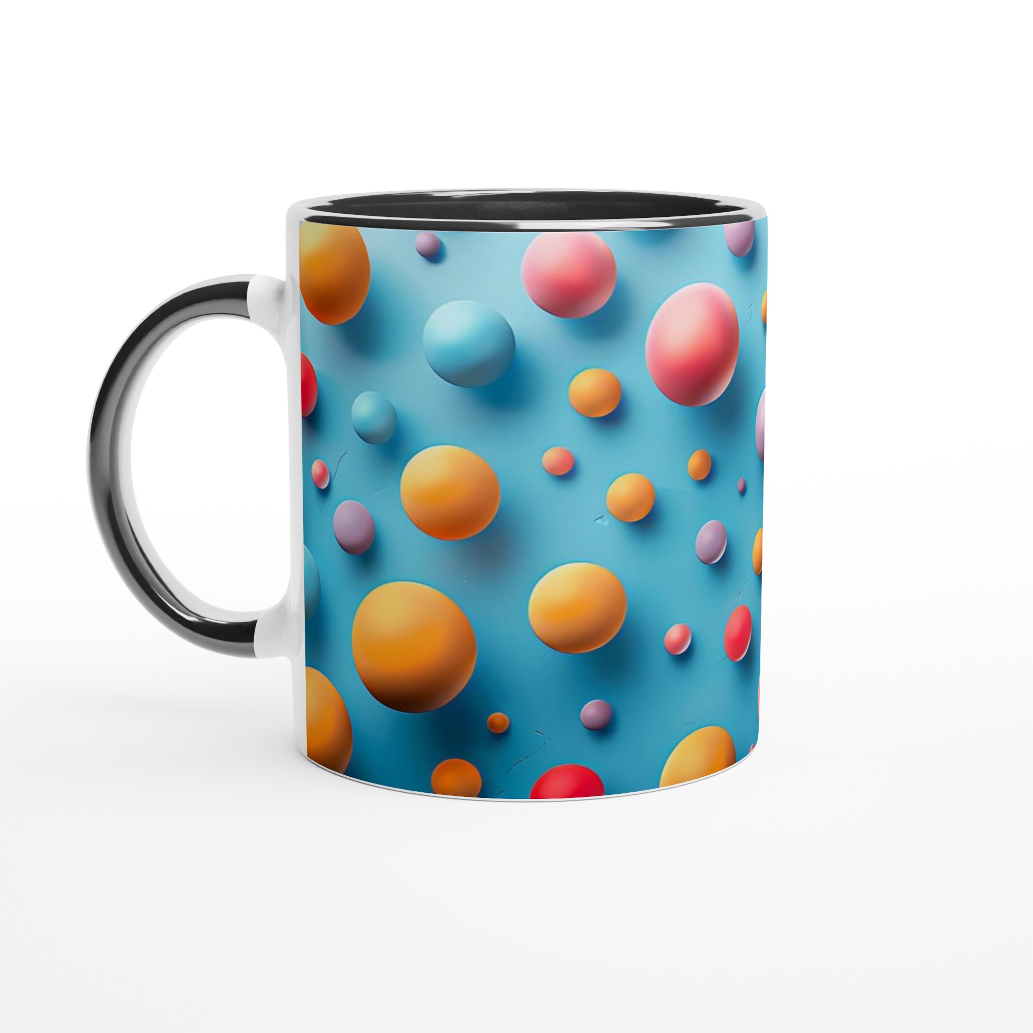 Mångfärgad Bubbel-Mugg: 11oz Keramisk Mugg i Väljbar Färg – För Ditt Unika Motiv 4 e8524725-b11d-461c-88d1-b986e1945306