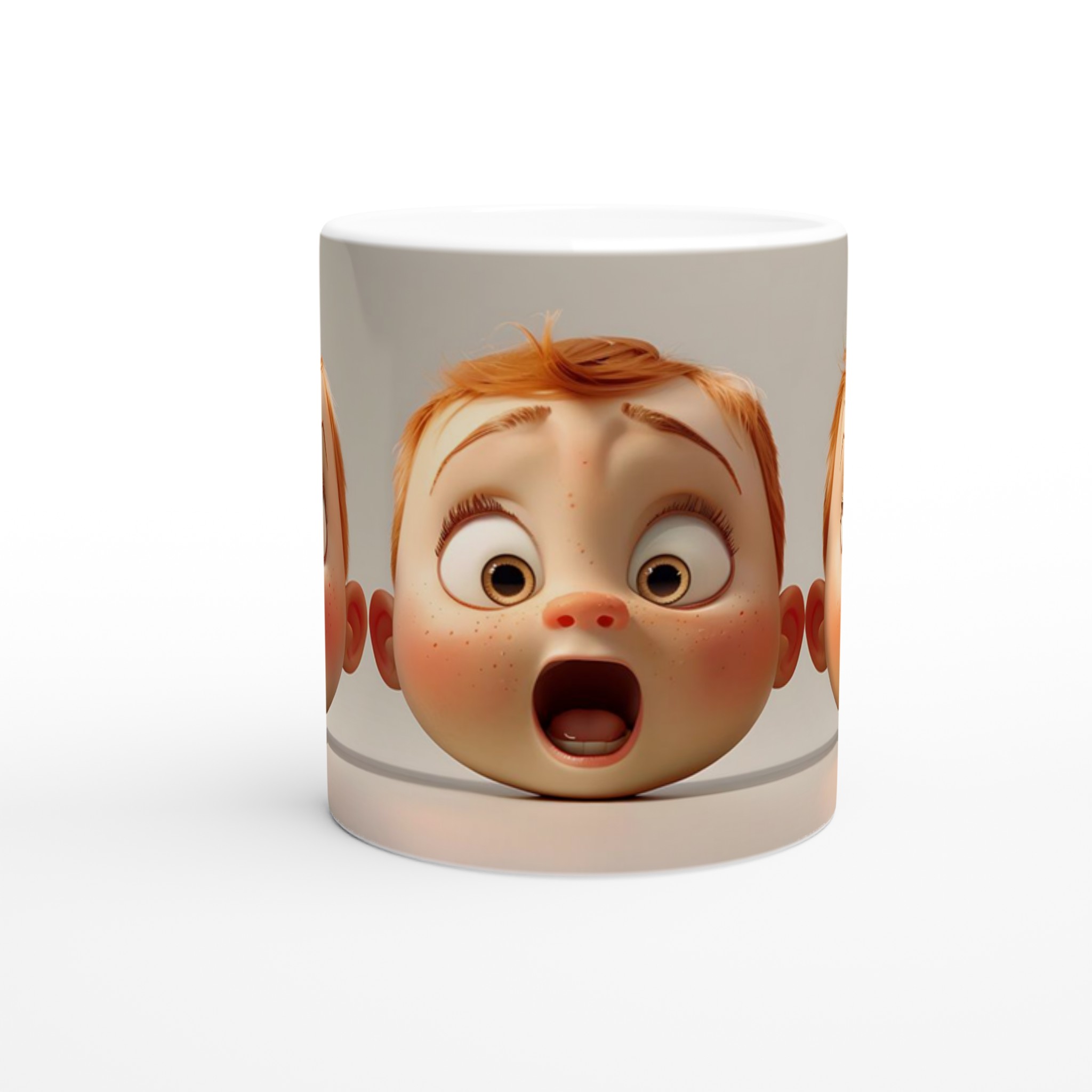 Förvånade Ansikten: Charmig 11oz Keramisk Mugg för Ditt Kaffe, Tillgänglig i Flera Färger! 8 e855dde7-a381-41ca-92ba-a0a98944f4e8