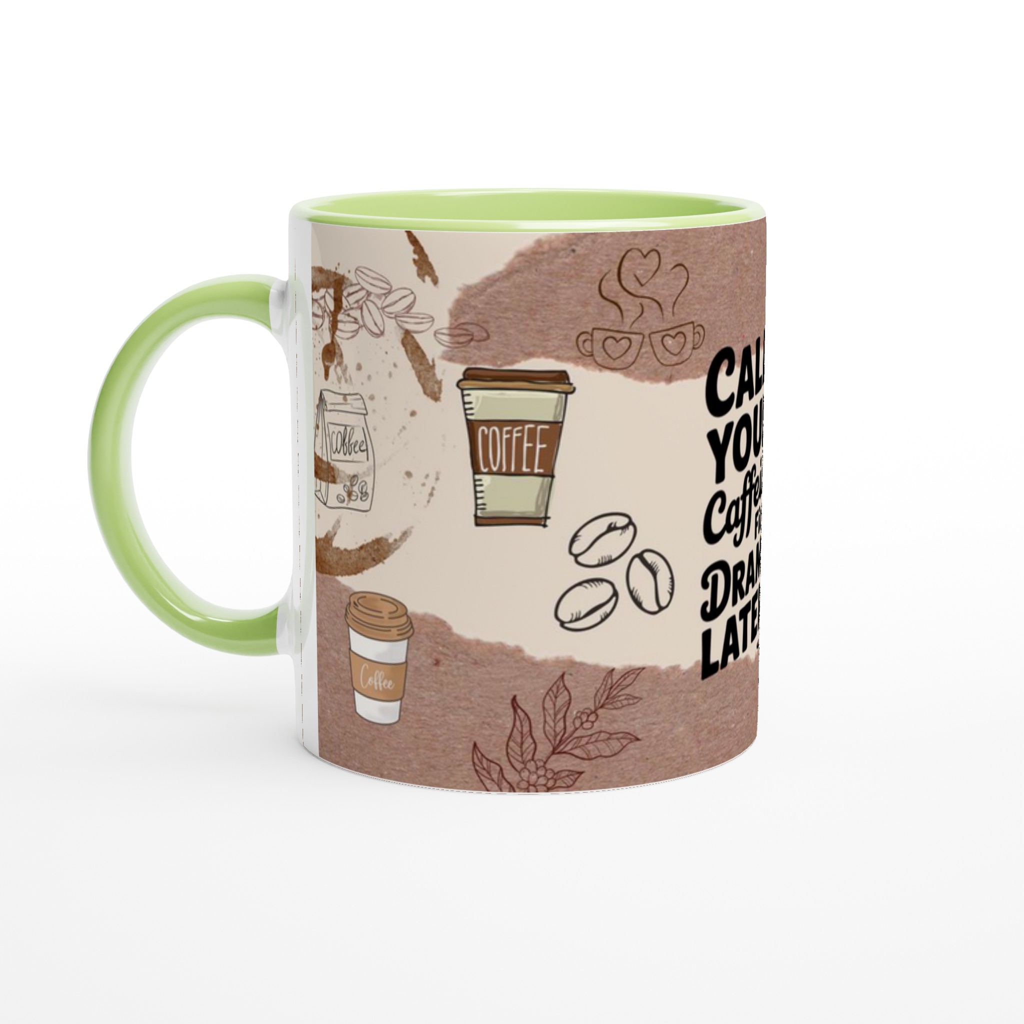 Humoristisk Vit 11oz Keramisk Mugg med Kaffedrama & Kaffeälskartema – Välj din Färg! 7 e86016fd-7e2d-4a60-ba73-889233b05c0f