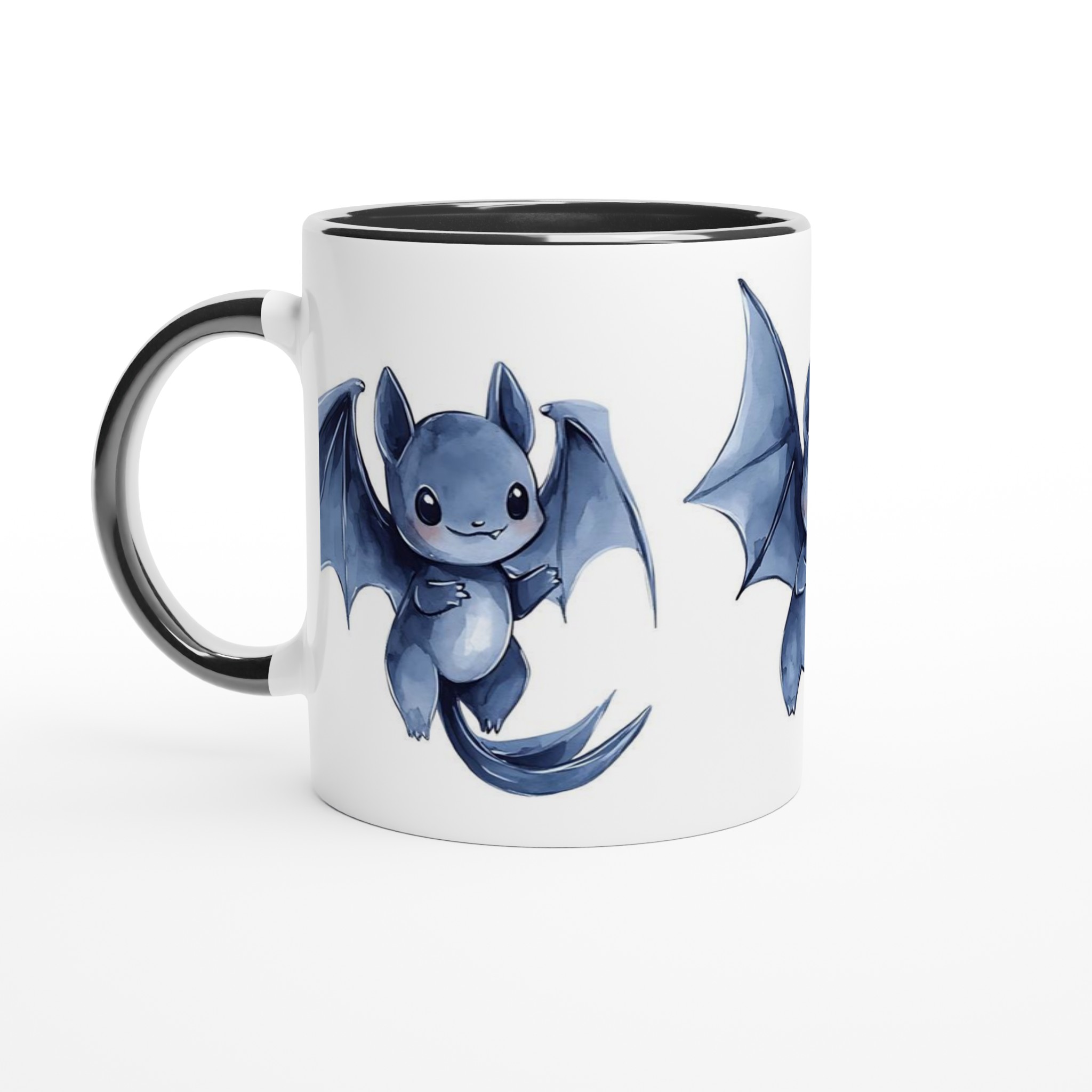Söta Vattenfärgsfladdermöss Mugg – Charmig Keramisk Kaffemugg i Valfri Färg, 11 oz 4 e8863dc5-2387-4465-ba01-6017cae8ced9