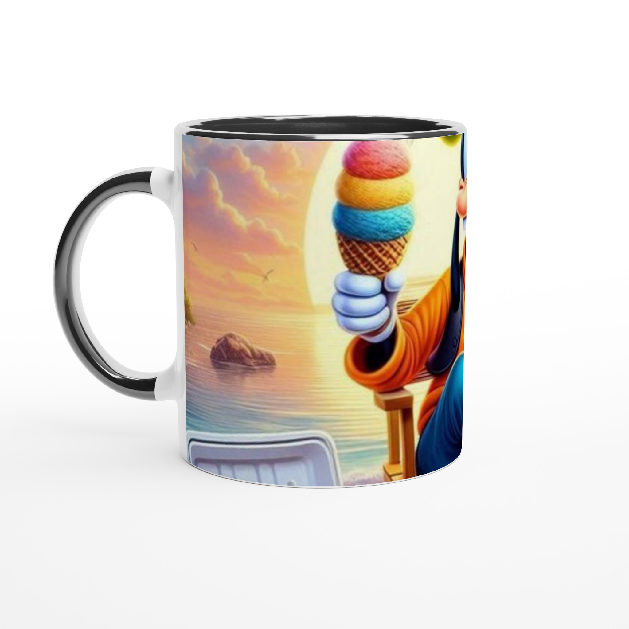 Vit 11oz Keramisk Mugg med Lekfull Goofy-design i Flera Färger 4 e892acdb-09e3-4da5-82d7-c542bb75dc14