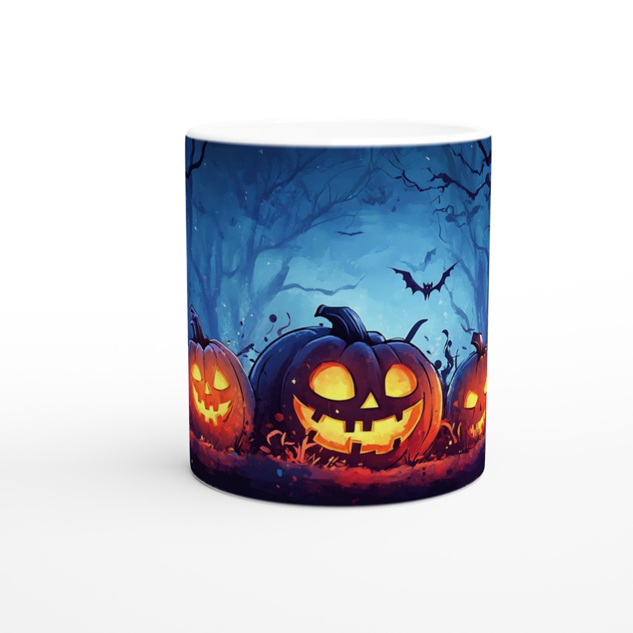 Spöklik Halloween Pumpamugg – 11oz Keramikmugg för Skrämmande Goda Drycker, Välj din Färg! 8 e89a3f76-065b-402a-b9c0-68946ed8a7cc