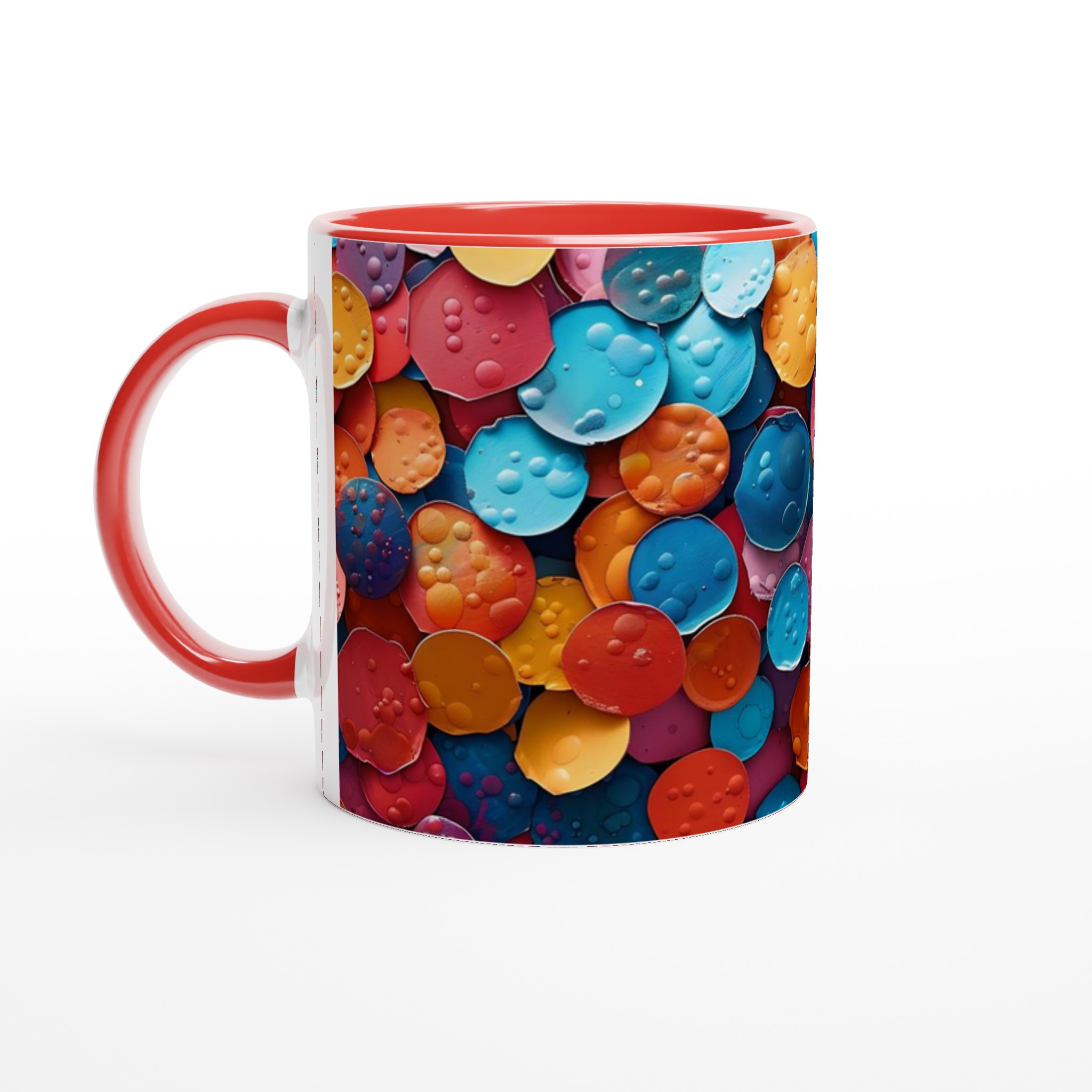 Abstrakt Färgglad Bubbla 11oz Keramisk Mugg – Välj bland 7 Livfulla Kulörer 5 e8ad0679-abdf-423f-89c0-875bfe68be7e