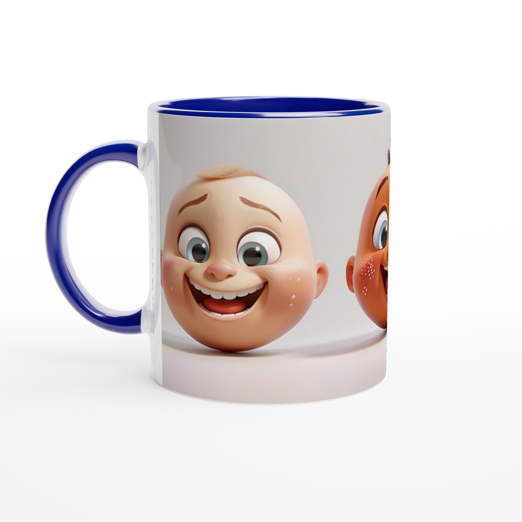 Glad Baby Ansikte Mugg – Personlig Keramisk Mugg i Valfri Färg, 11 oz 2 e8cacd8e-6ba7-4ac7-b39a-1f37ef70b796