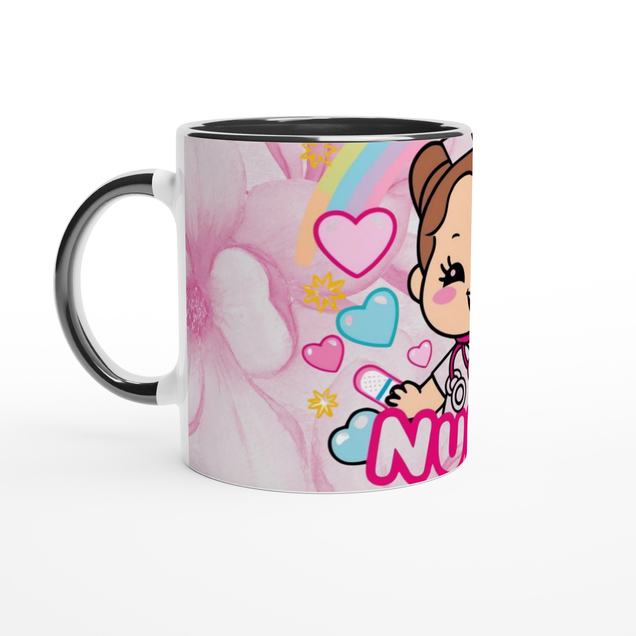 Charmig Ceramic Mug 11oz med Söthet och Nurse Theme – Välj Bland Sju Färger 4 e8e2343f-510e-4f9a-9935-199dcf9e1468