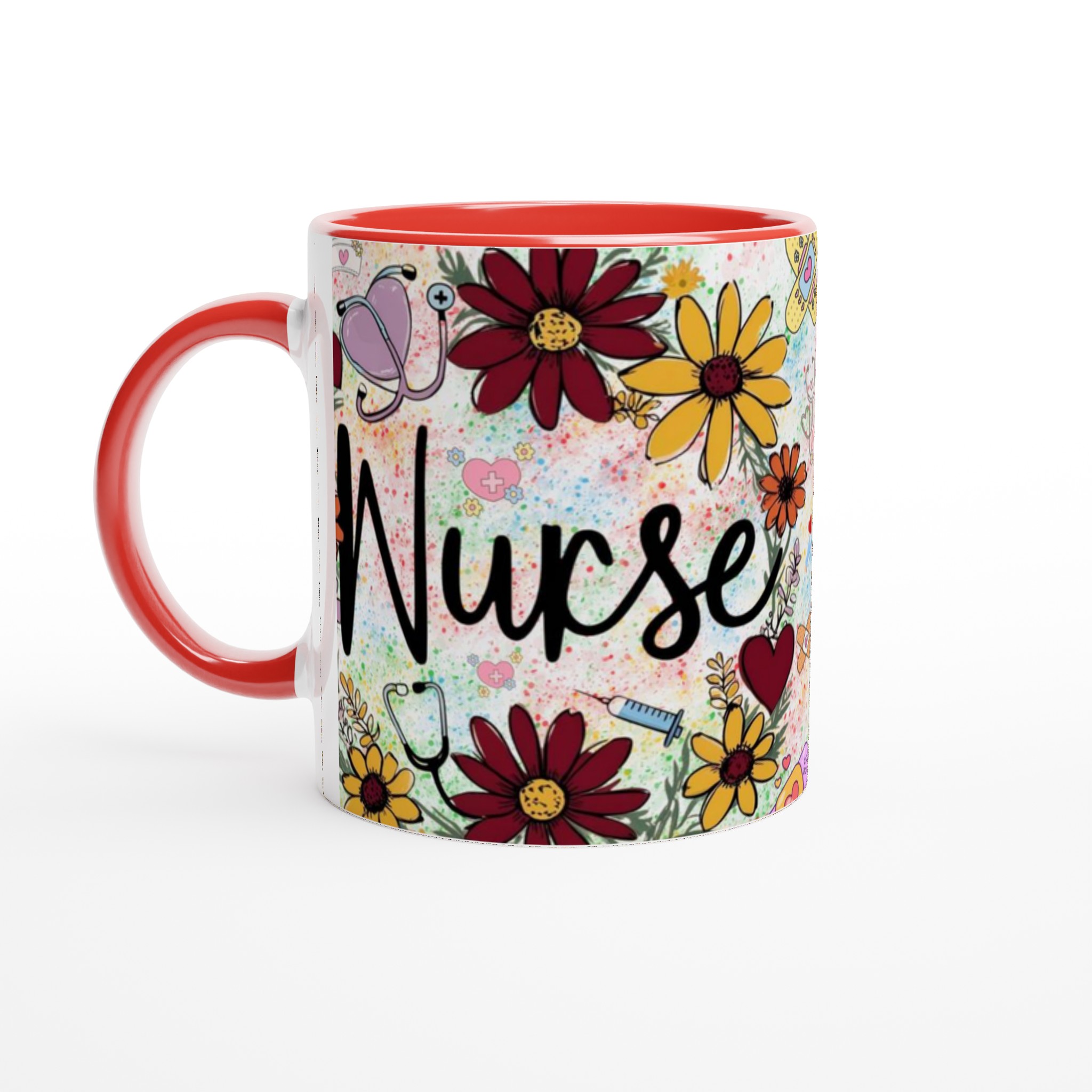 Vibrant Nurse-Themed 11oz Ceramic Mug in Your Choice of Colors 5 e930f08d-2608-4d09-9d90-bfbfb03cedde