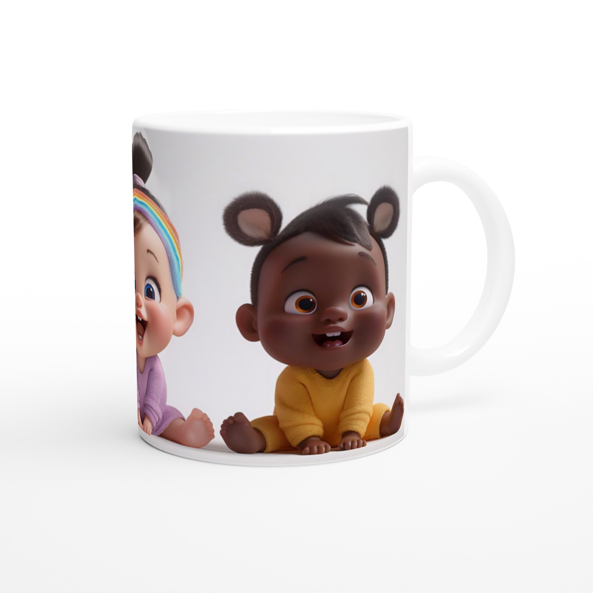 Söta Babyvänner 11oz Keramikmugg - Charmig & Hållbar för Vardagsglädje 9 e97fc70f-bac4-48f8-afcd-4b614a396af1