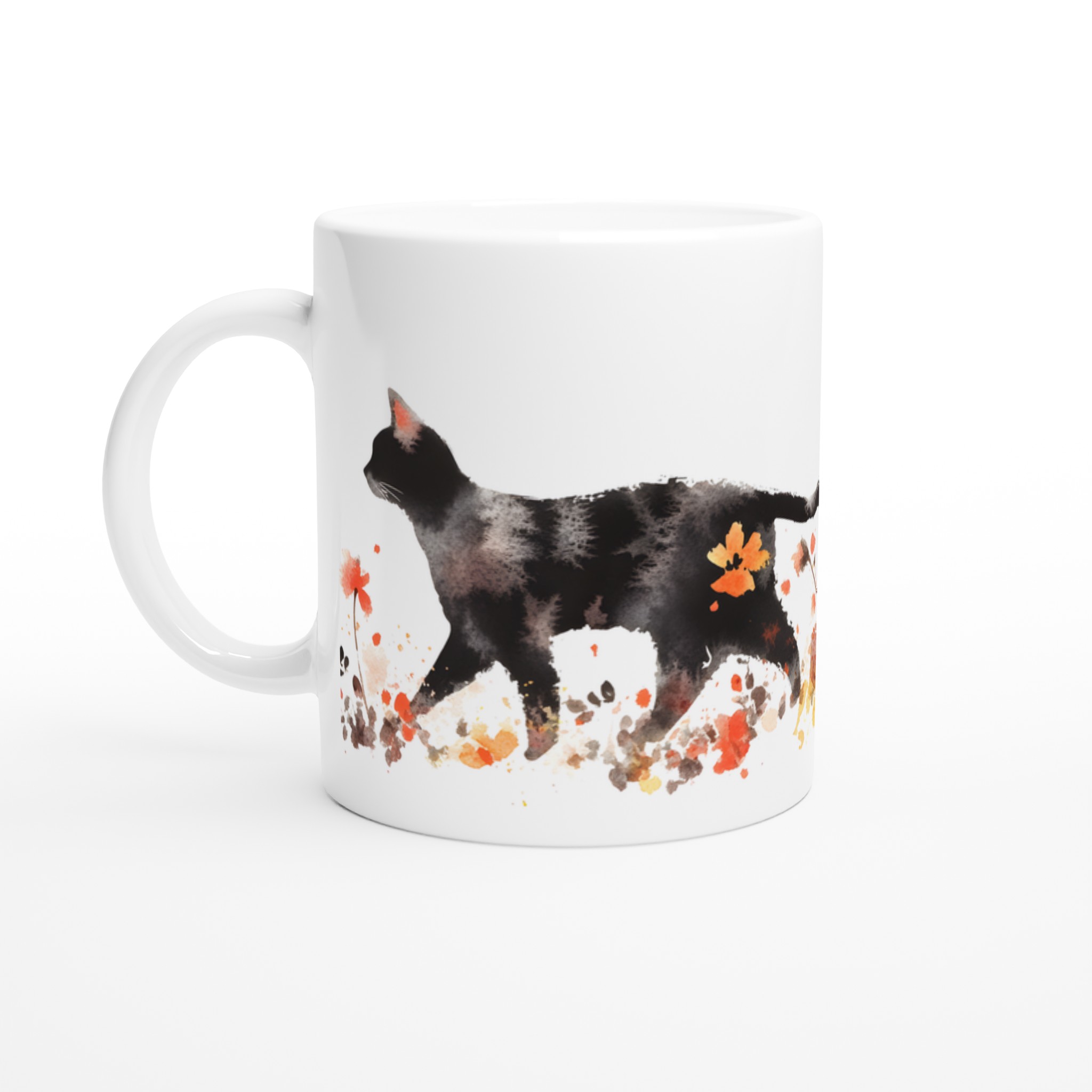 Konstfull Katten i Blomstermarken – 11oz Keramisk Mugg för Kattälskaren i Valfri Färg 1 e99ffaeb-c5d2-491a-894c-418b61a48f72