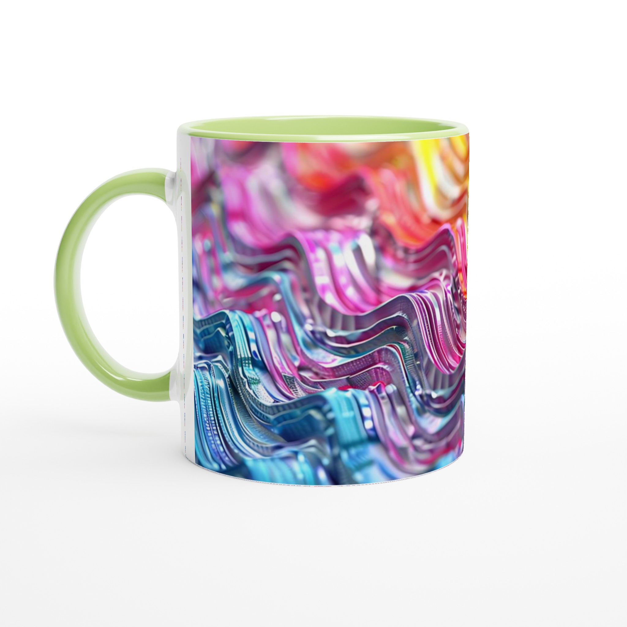 Abstrakt Vågmotiv 11oz Keramikmugg – Din Kaffestund, Din Färg! 7 e9c66c9c-e31d-4d27-a00f-d33824882539