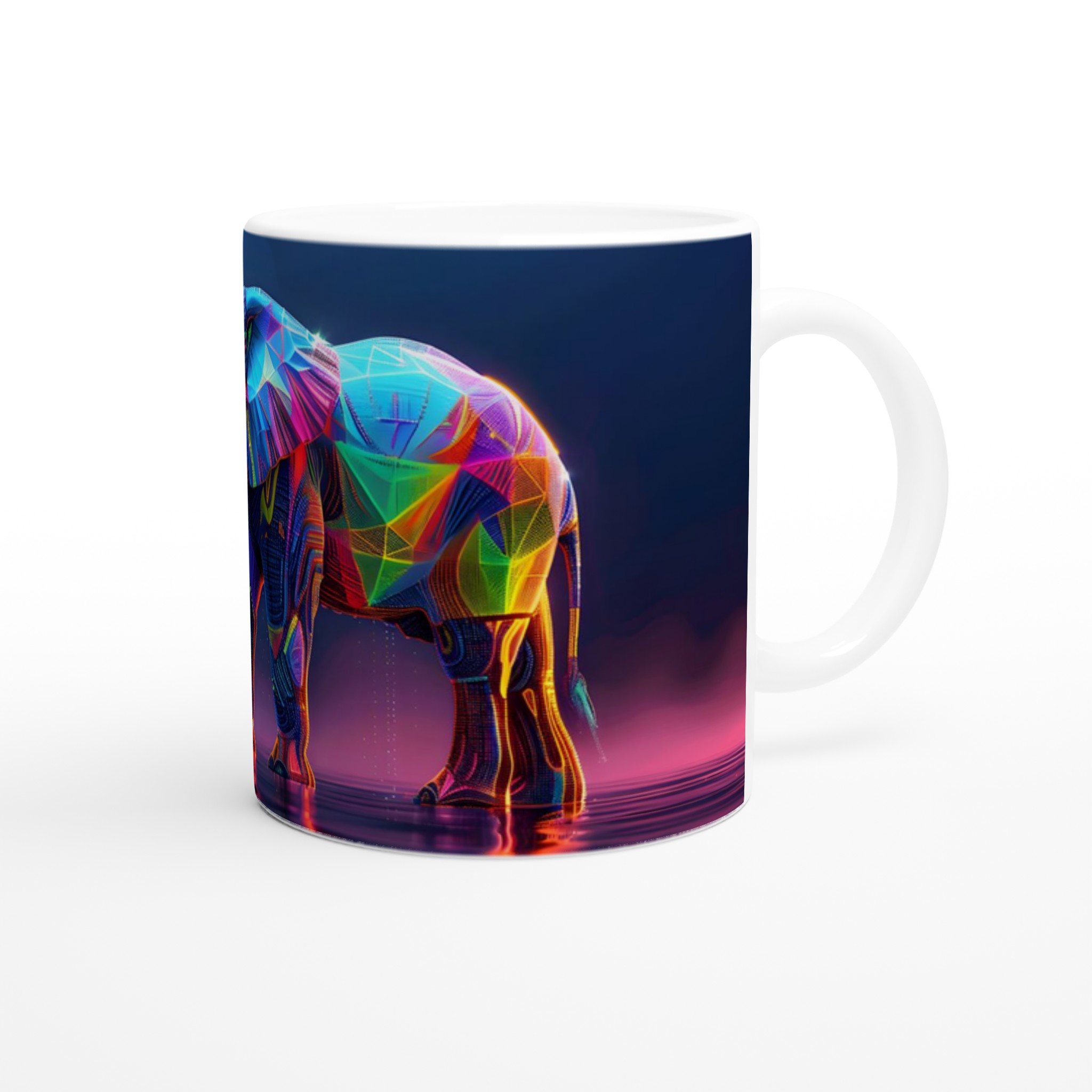Neon Elefant Keramisk Mugg – Konstnärlig 11oz Kaffekopp i Flera Färger 9 e9cd18b0-b8eb-4490-926d-5b869effe5a0