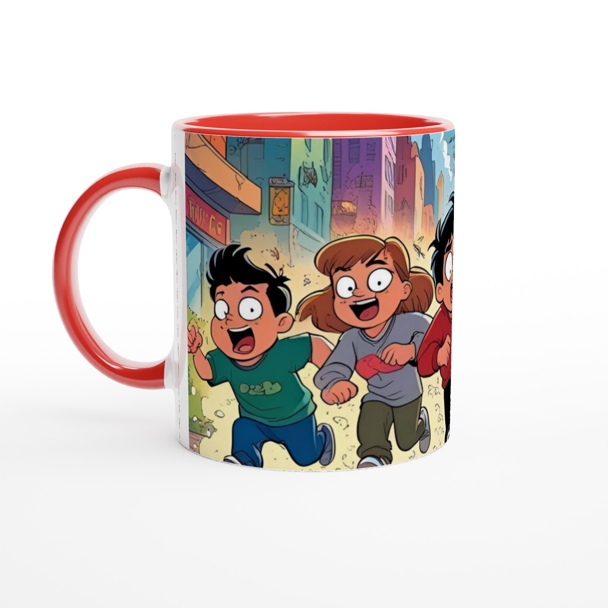 Färgstark 11oz keramisk mugg med lekfulla tecknade äventyr i flera livfulla färger 5 ea0c5b46-1021-4f2c-ac5e-099f2e2ccaf3